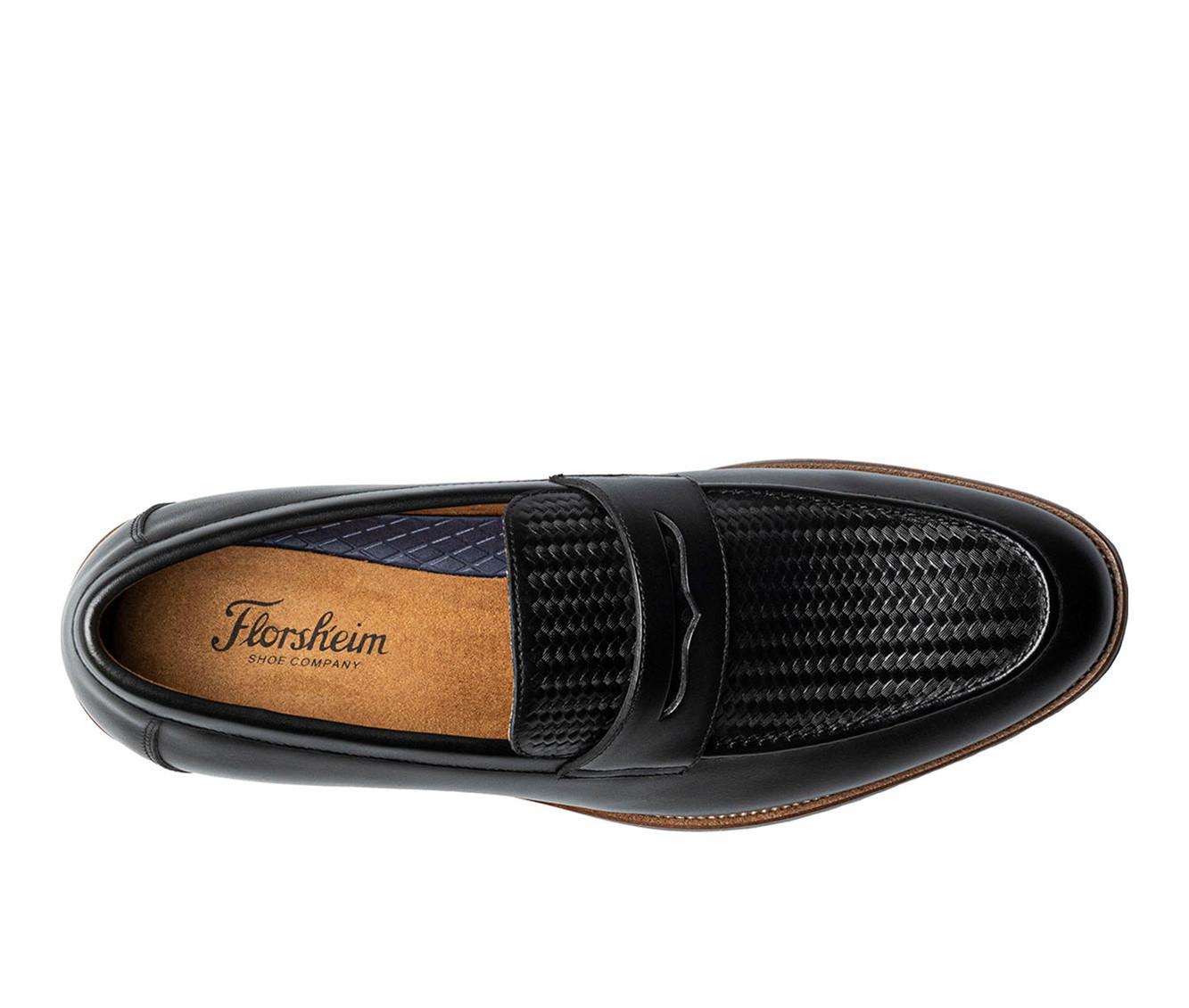 Men's Florsheim Rucci Weave Moc Toe Penny Dress Loafers Product Image