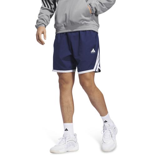 adidas Mens adidas Crazylight Shorts - Mens Team Navy Blue/White Product Image