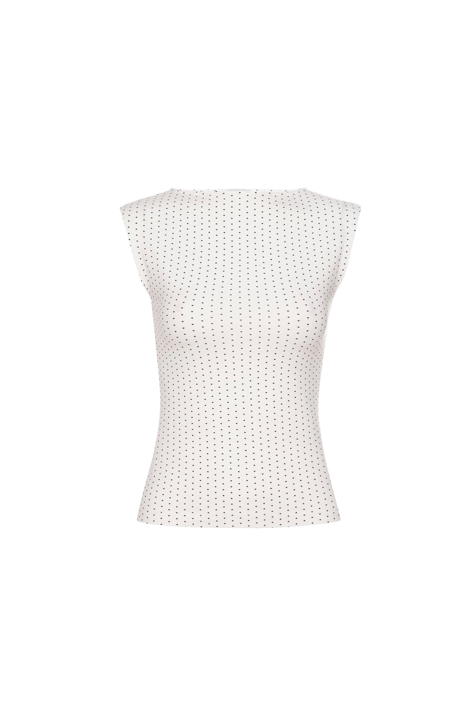 KELLY TOP - BLACK POLKA DOT Product Image