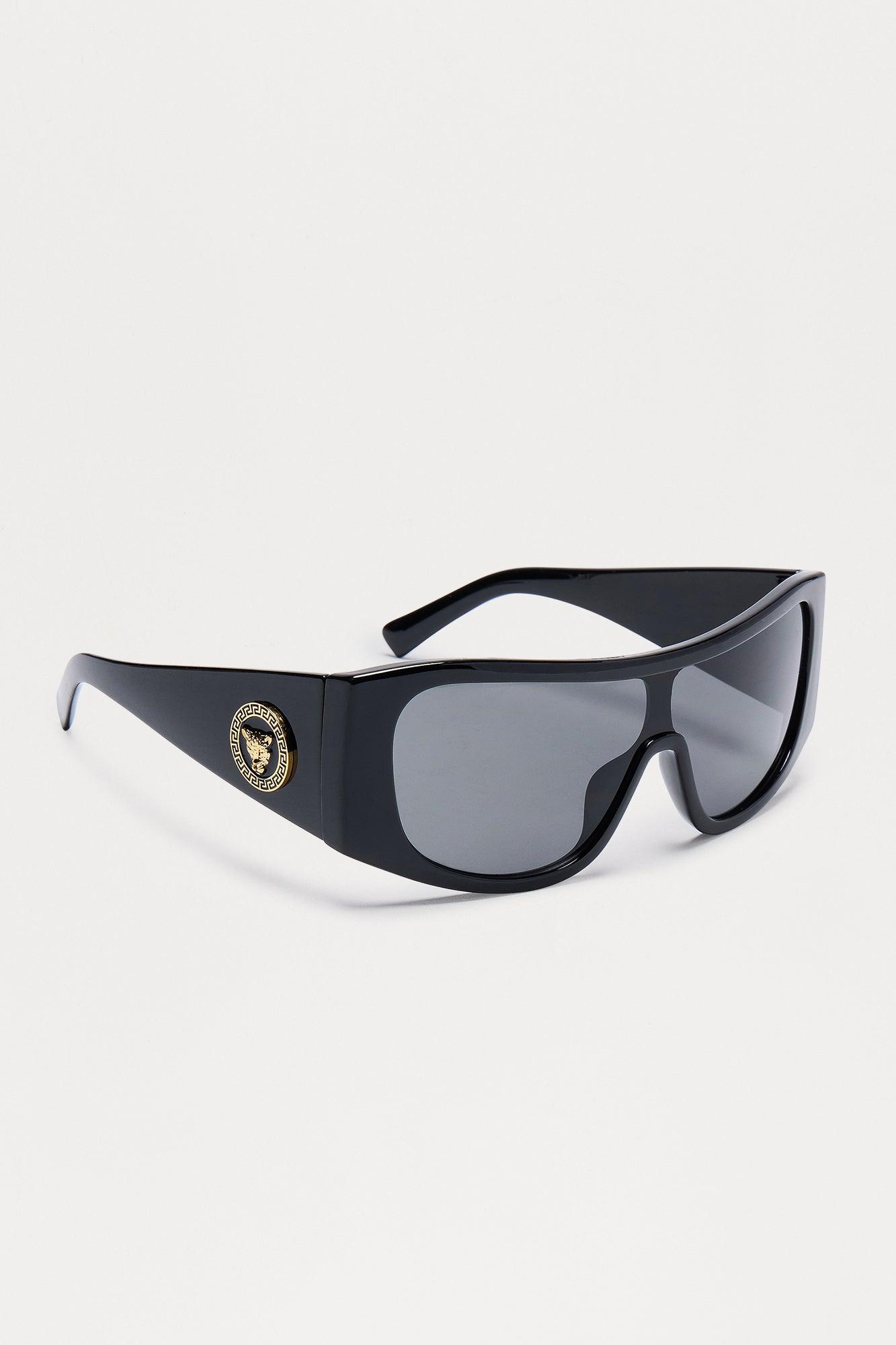 Lioness Shield Sunglasses - Black Female Product Image