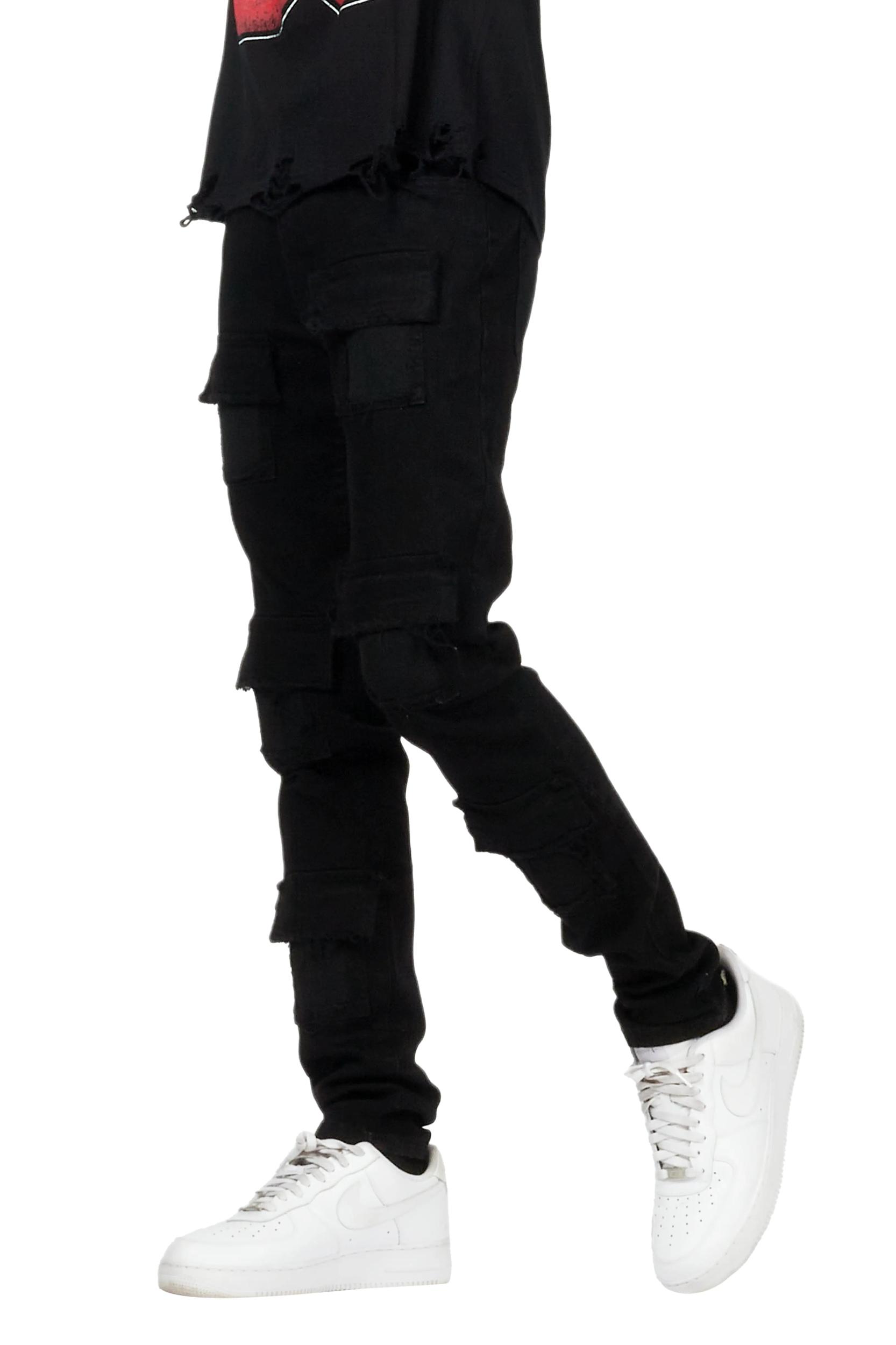 Petrus Black Slim Fit Jean Male Product Image