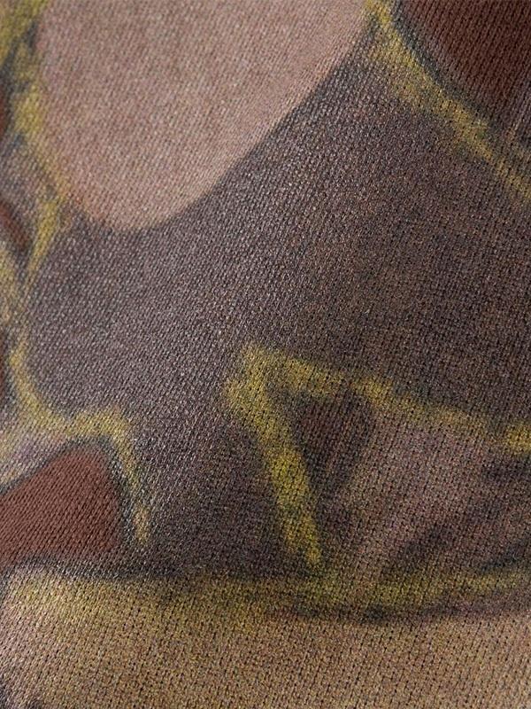 Men's Hand Painted Graffiti Graphic Hoodie Product Image