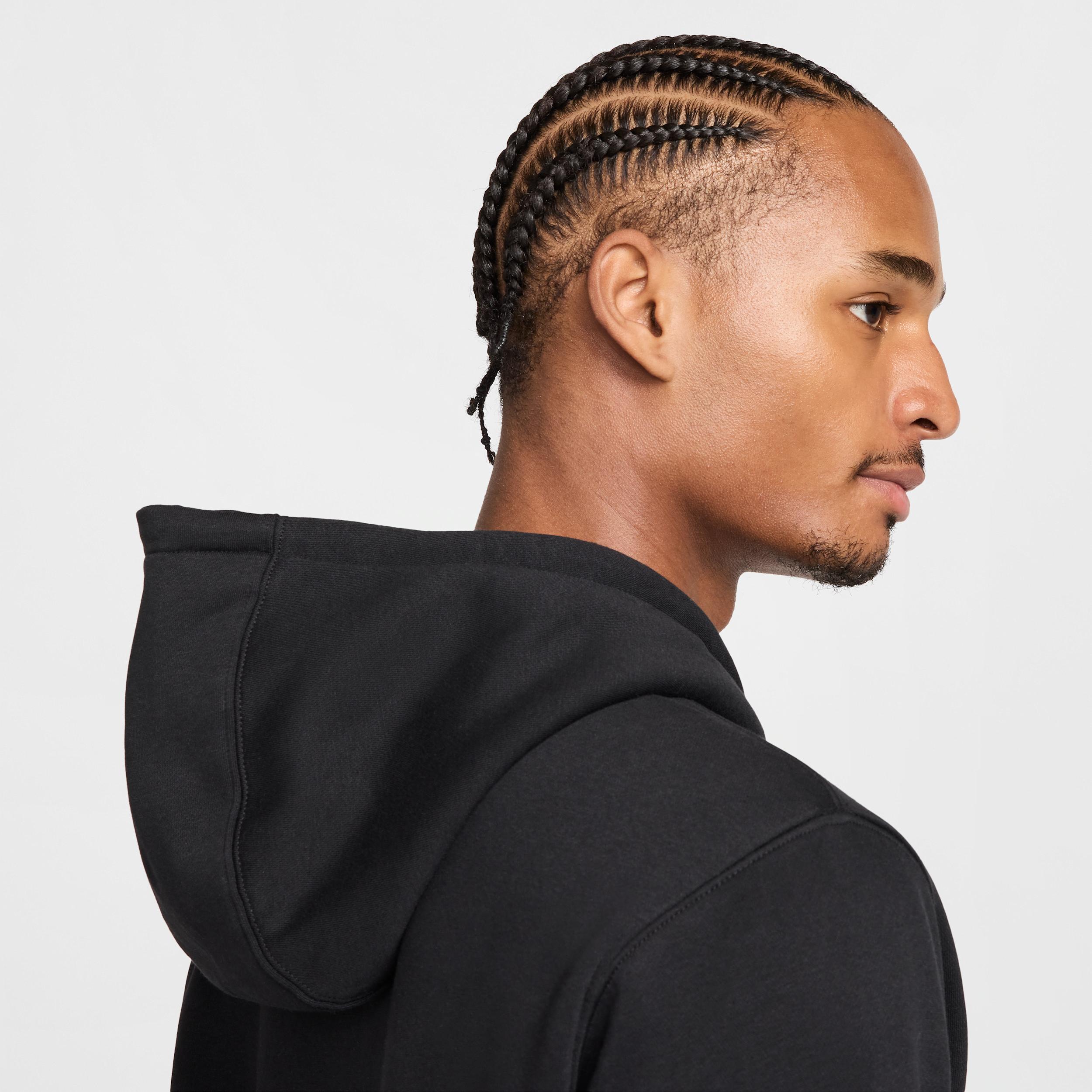 Nike Mens Club Full-Zip Fleece Hoodie | FN3861-010 Product Image