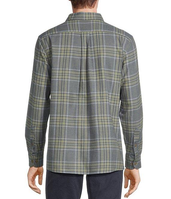Rowm Long Sleeve Portuguese Flannel Medium Plaid Shirt Product Image