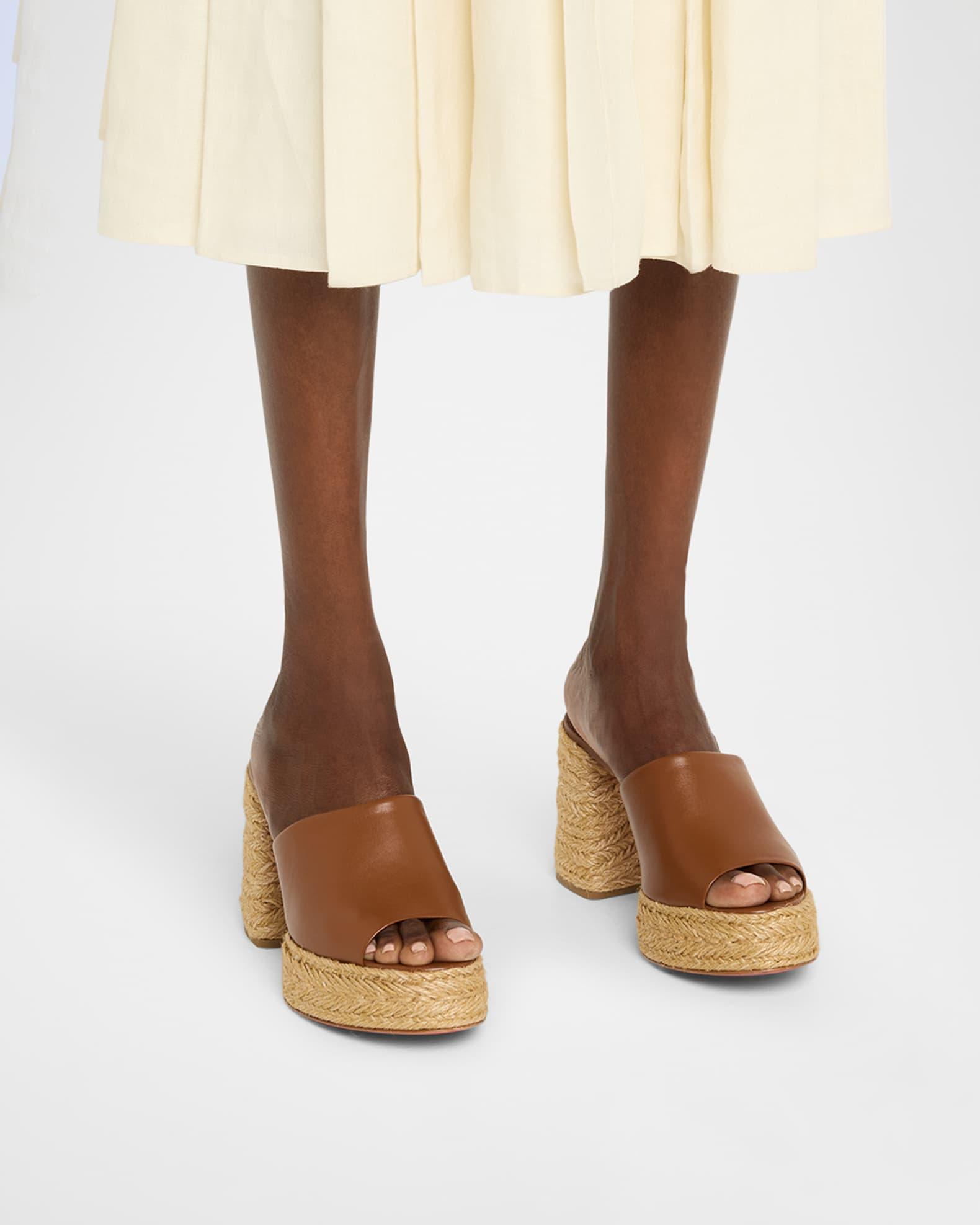 Calakala Leather Red Sole Espadrille Mules Product Image