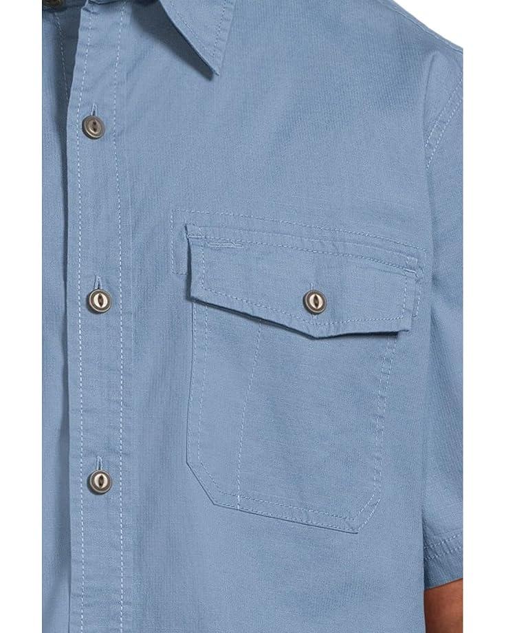 Lakewashed Performance Button Front Shirt Short Sleeve Traditional Fit Print Product Image