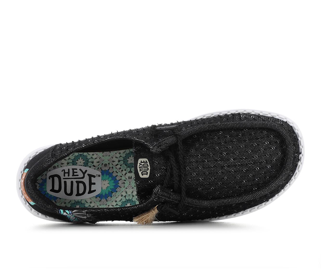 Women's HEYDUDE Wendy Perf Canvas Casual Shoes Product Image