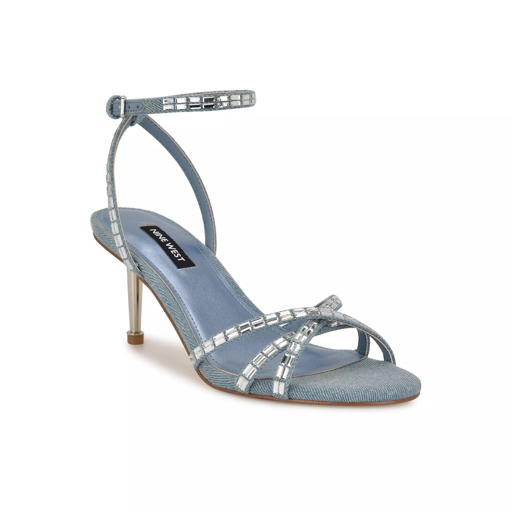 Nine West Amseta Women's Embellished Heeled Dress Sandals,  Product Image