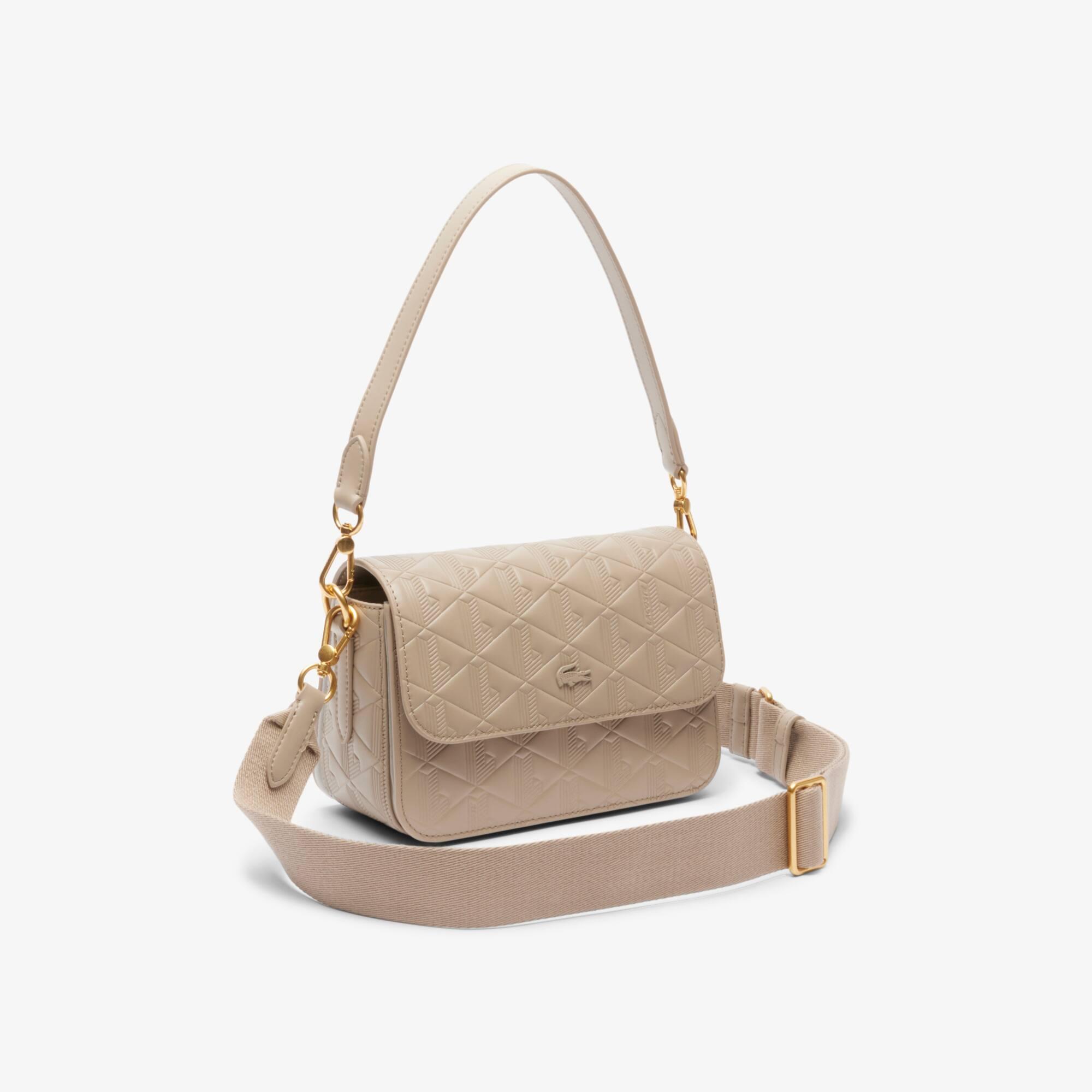 Maheki Embossed Leather Shoulder Bag Product Image