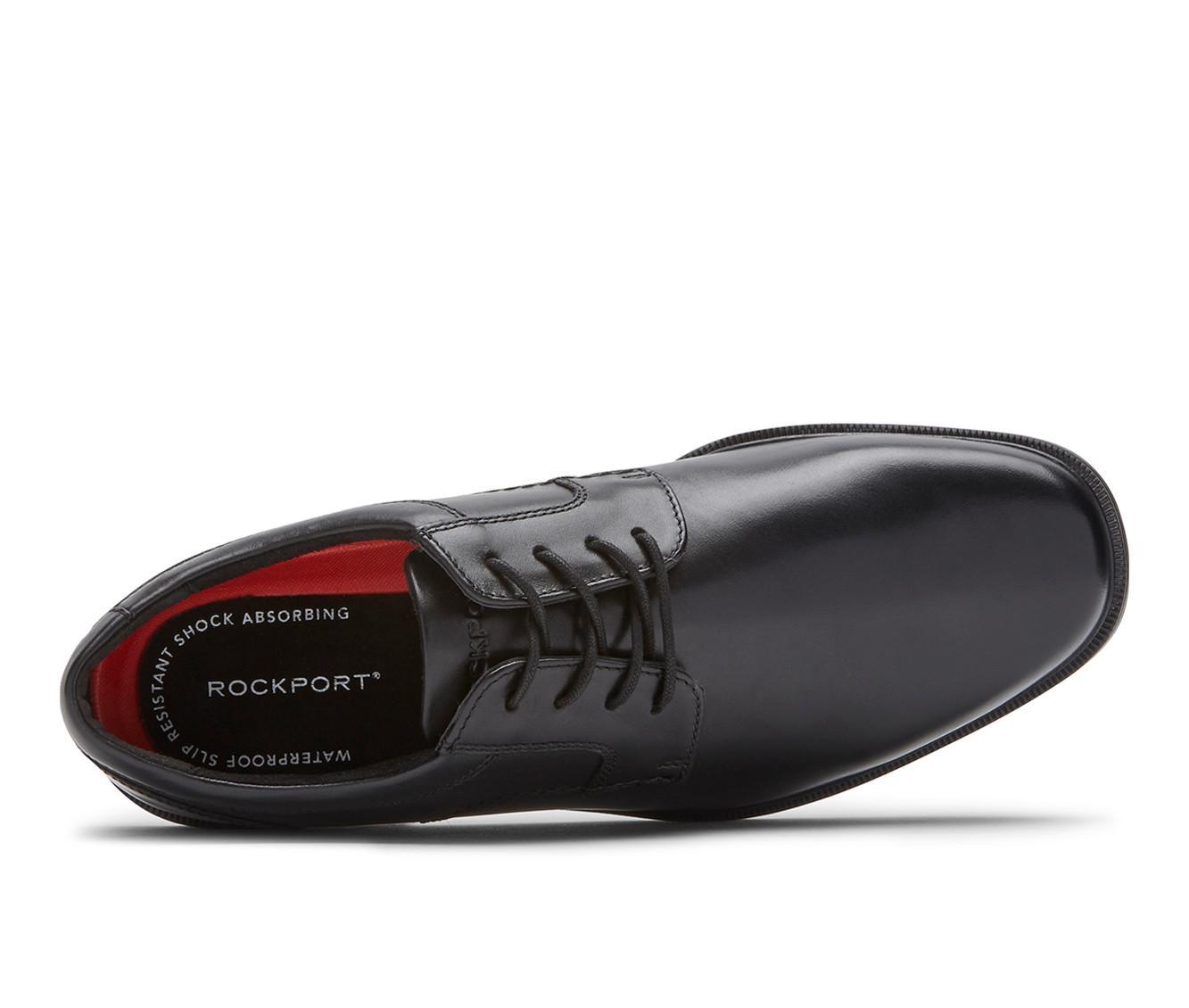 Men's Rockport Taylor Plain Toe Waterproof Dress Oxfords Product Image