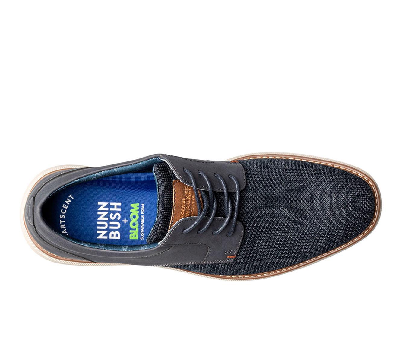 Men's Nunn Bush Chase Knit Plain Toe Casual Oxfords Product Image