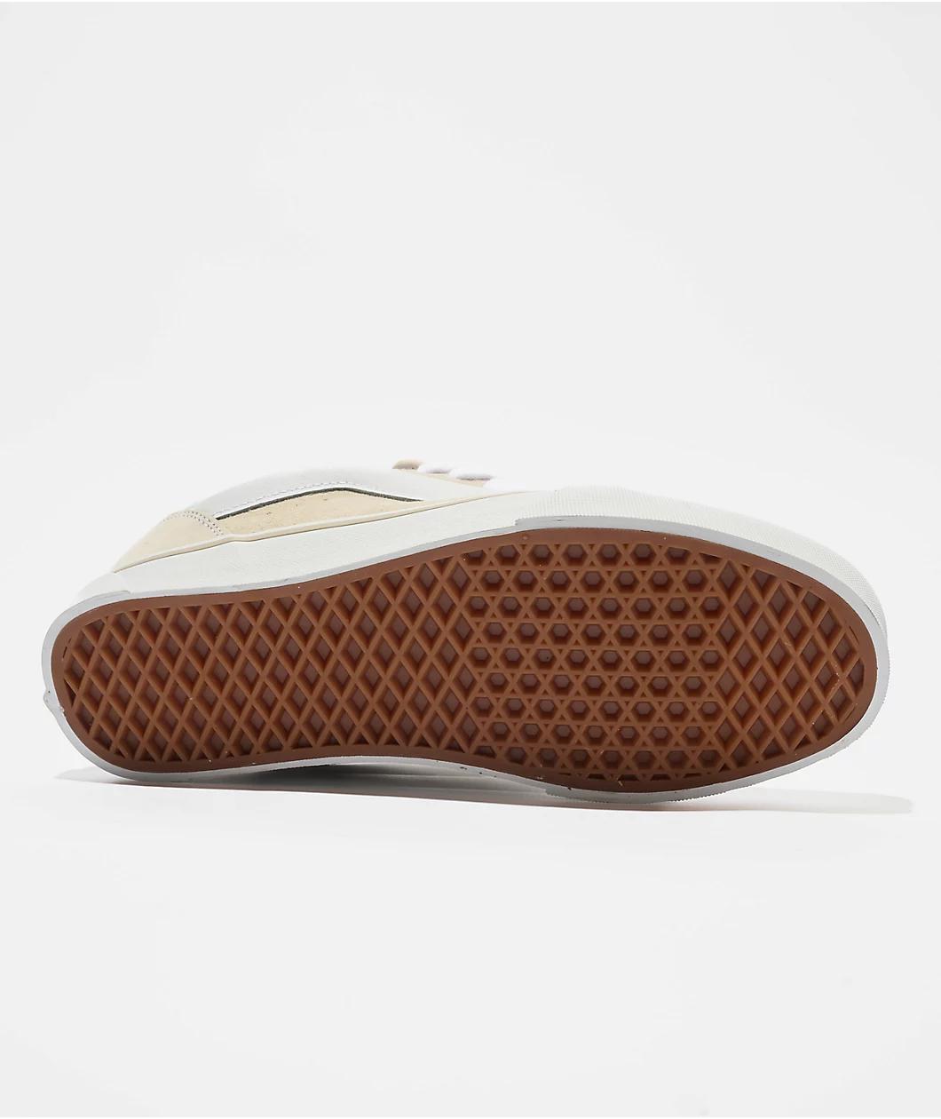 Vans Knu Skool Pig Suede Oatmeal Skate Shoes Product Image