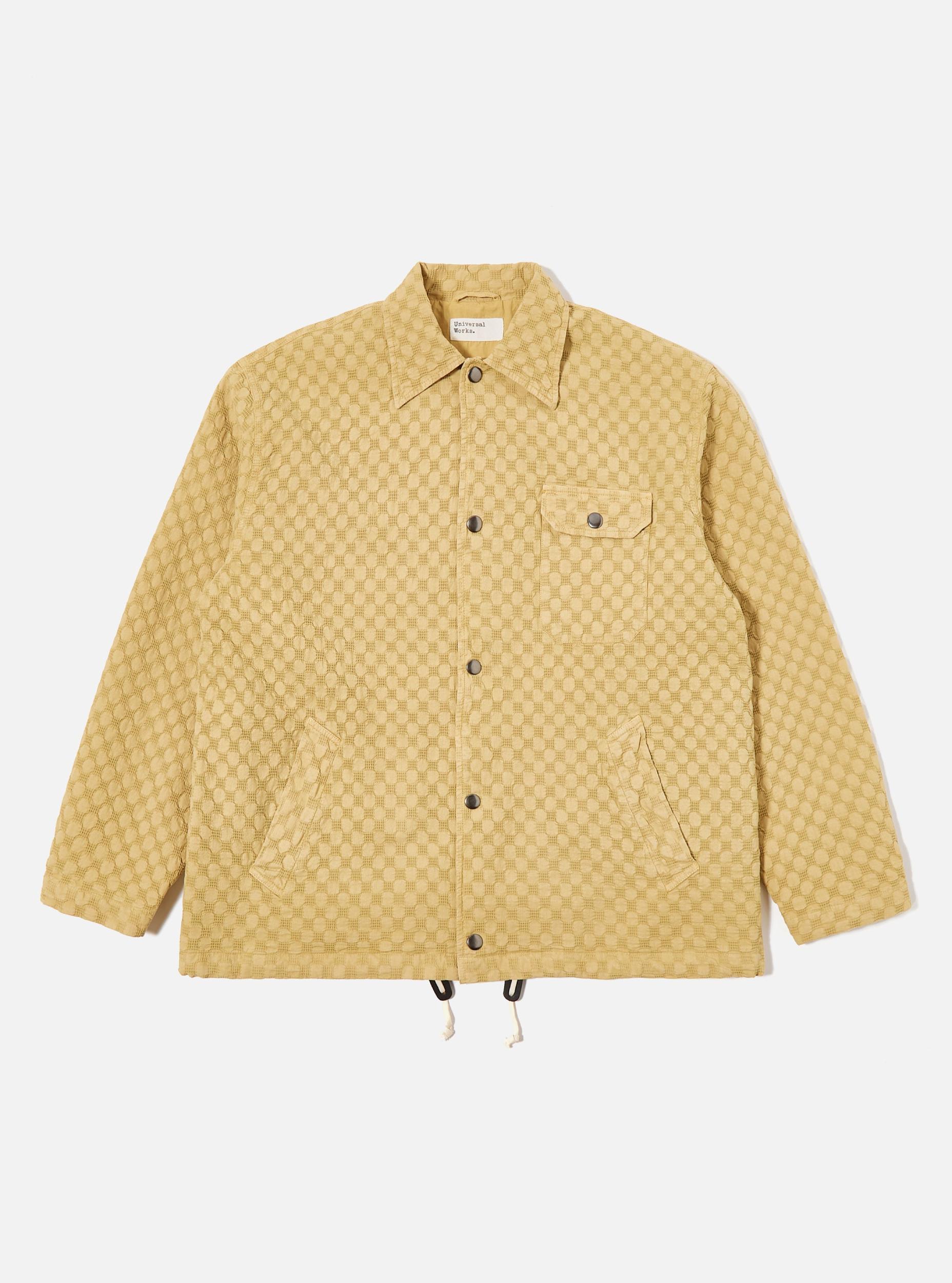Camel Dot Waffle Head Coach Jacket Product Image