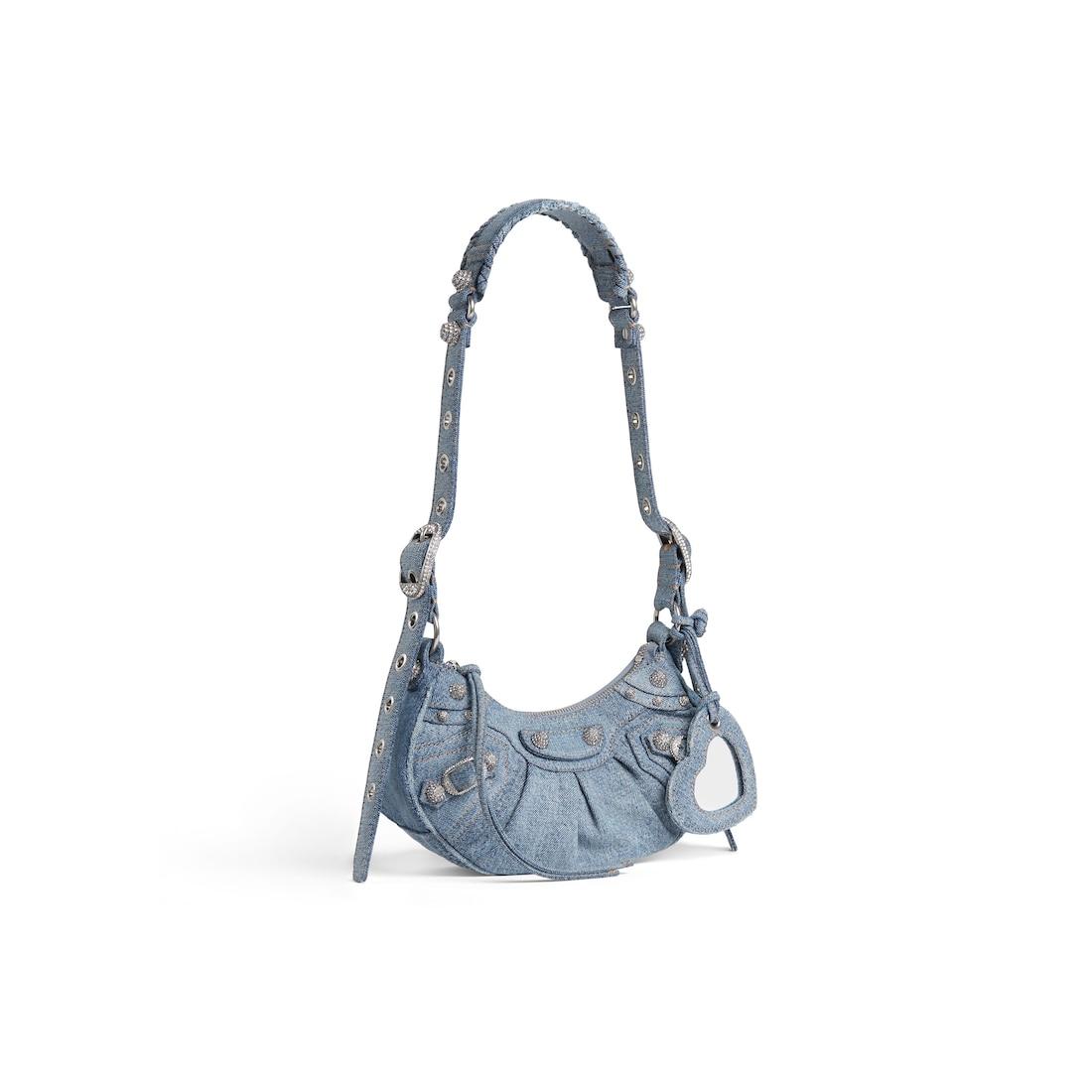 Women's Le Cagole Shoulder Bag Xs in Blue Product Image