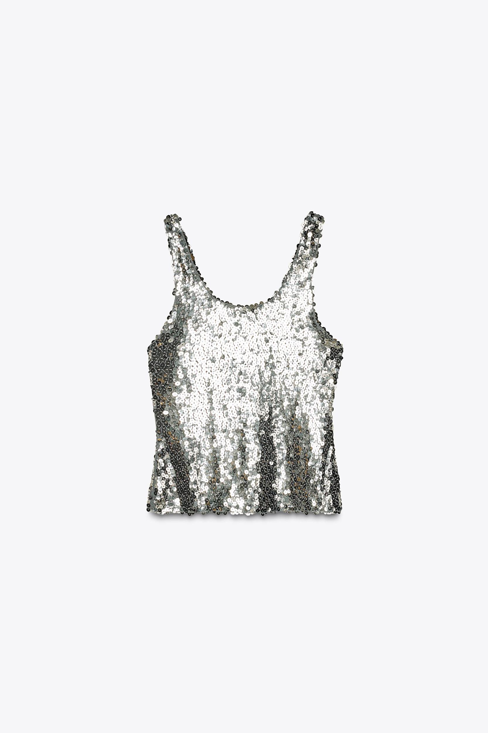 SEQUIN STRAP TOP Product Image