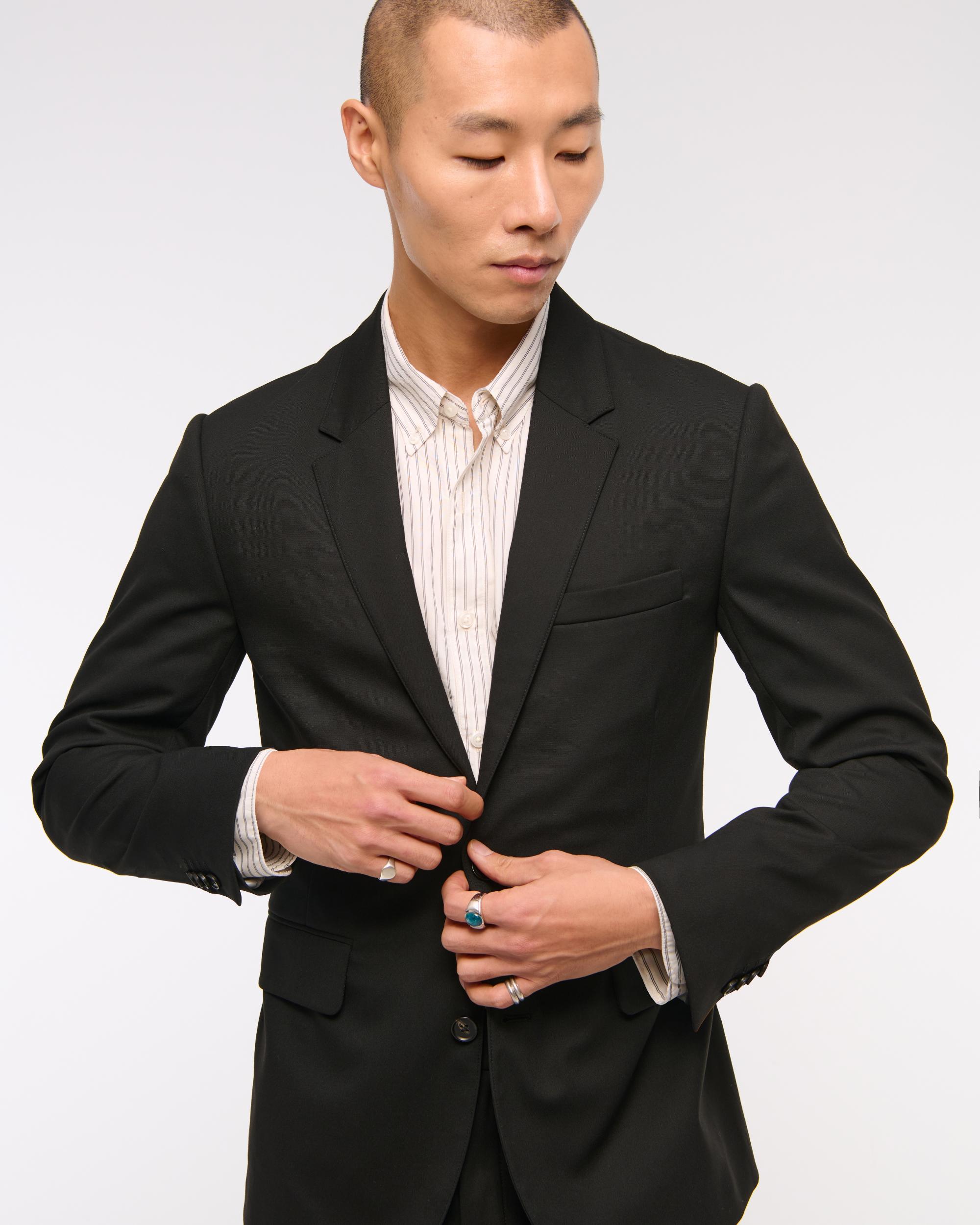 The A&F Collins Slim Blazer Product Image