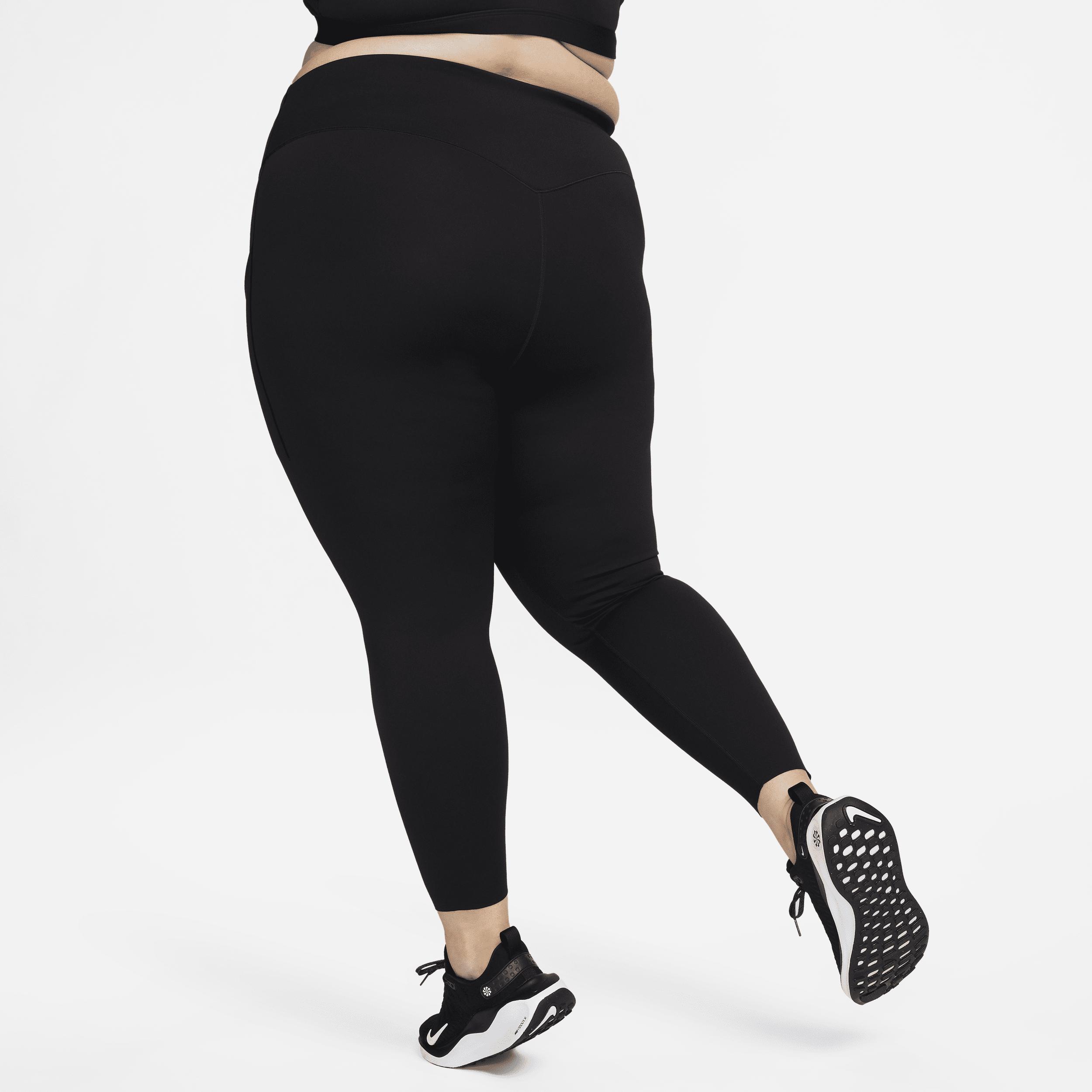Nike Universa Women's High-Waisted 7/8 Leggings with No Front Seam (Plus Size) Product Image