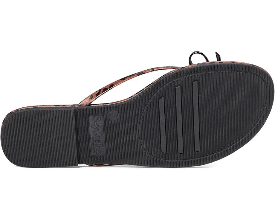 Wish List Print V Leather Sandal Product Image