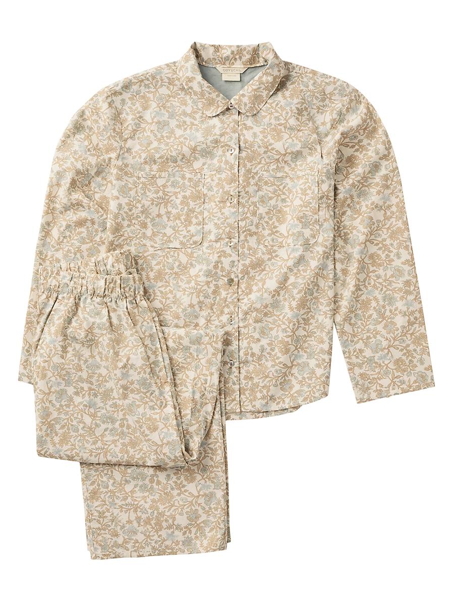 Womens Isla Organic Cotton Long Sleeve Pajama Set Product Image