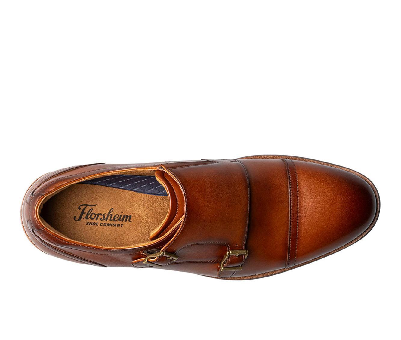 Men's Florsheim Rucci Cap Toe Double Monk Strap Dress Shoes Product Image