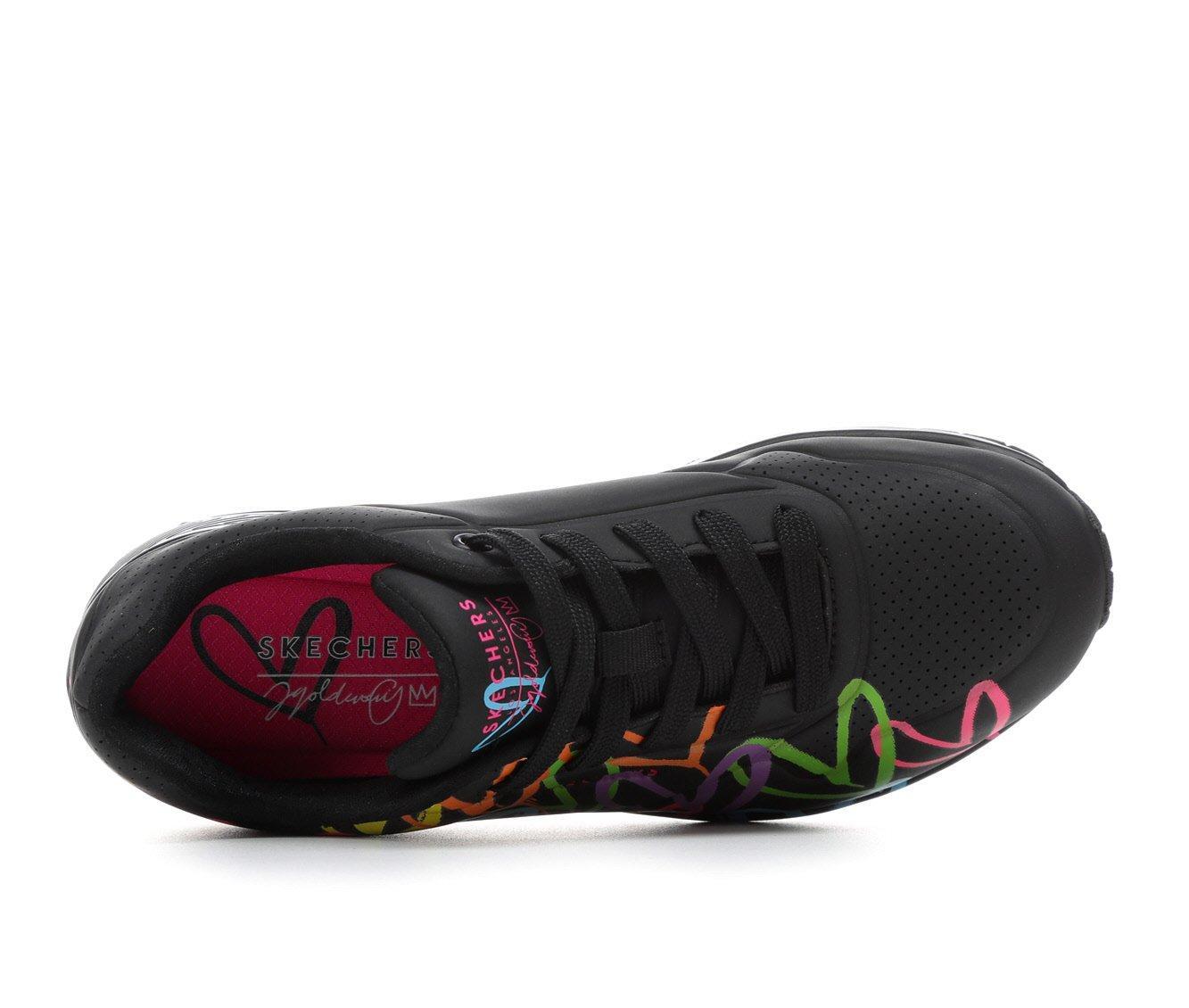 Women's Skechers Street Uno Highlight Love 177981 Wedge Sneakers Product Image