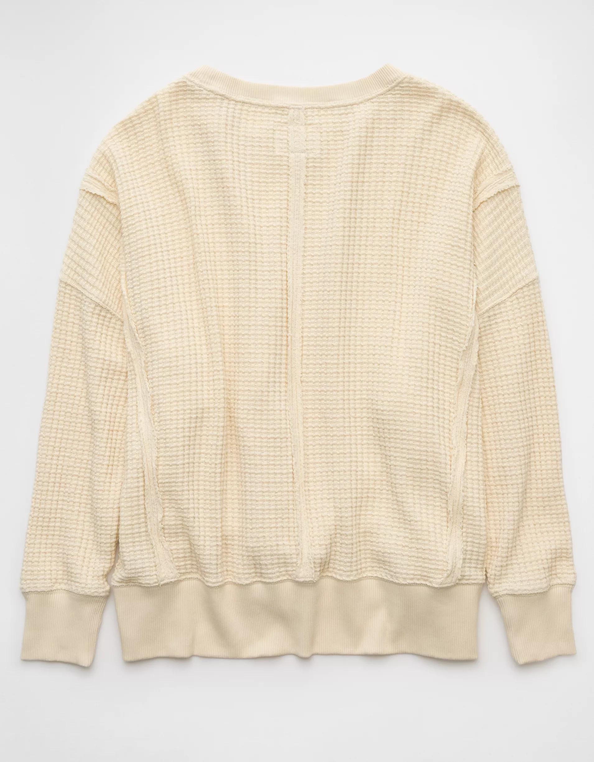 AE Big Hug Waffle Sweatshirt Product Image