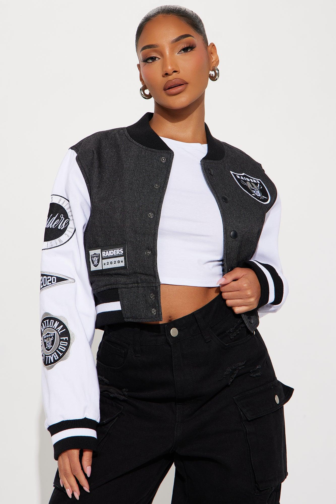 Raiders Home Game Jacket - Black Wash Product Image
