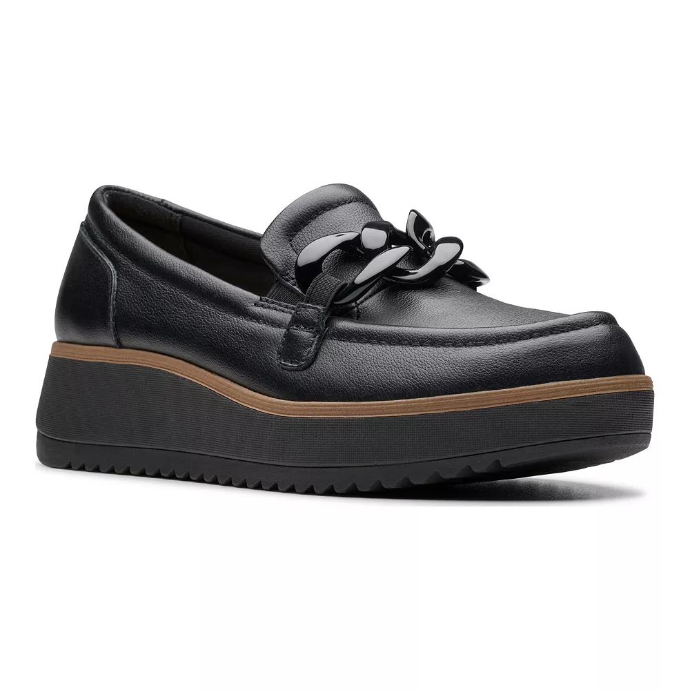 Clarks® Zylah May Women's Leather Slip-On Shoes,  Product Image