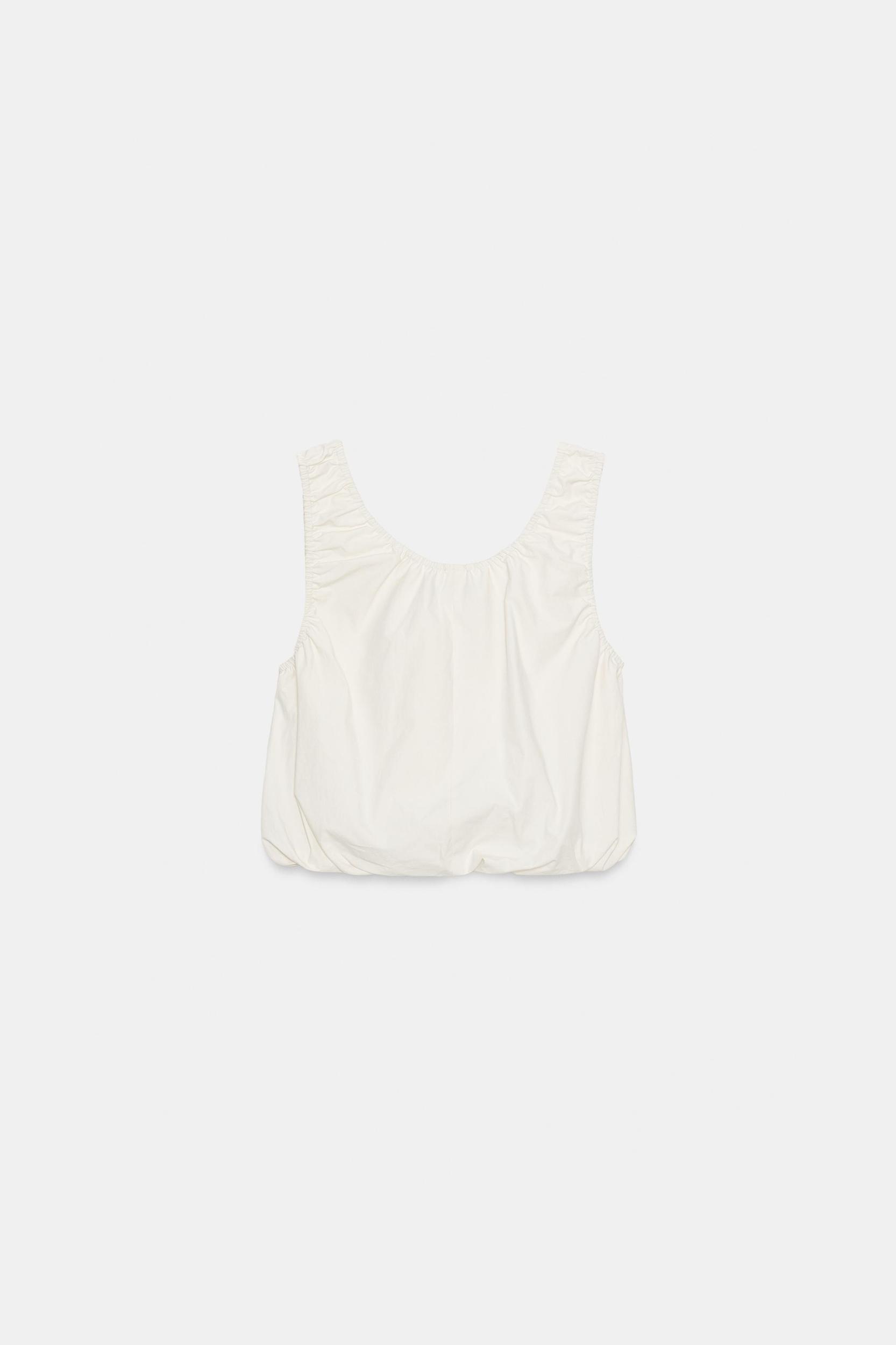 POPLIN BALLOON TOP Product Image
