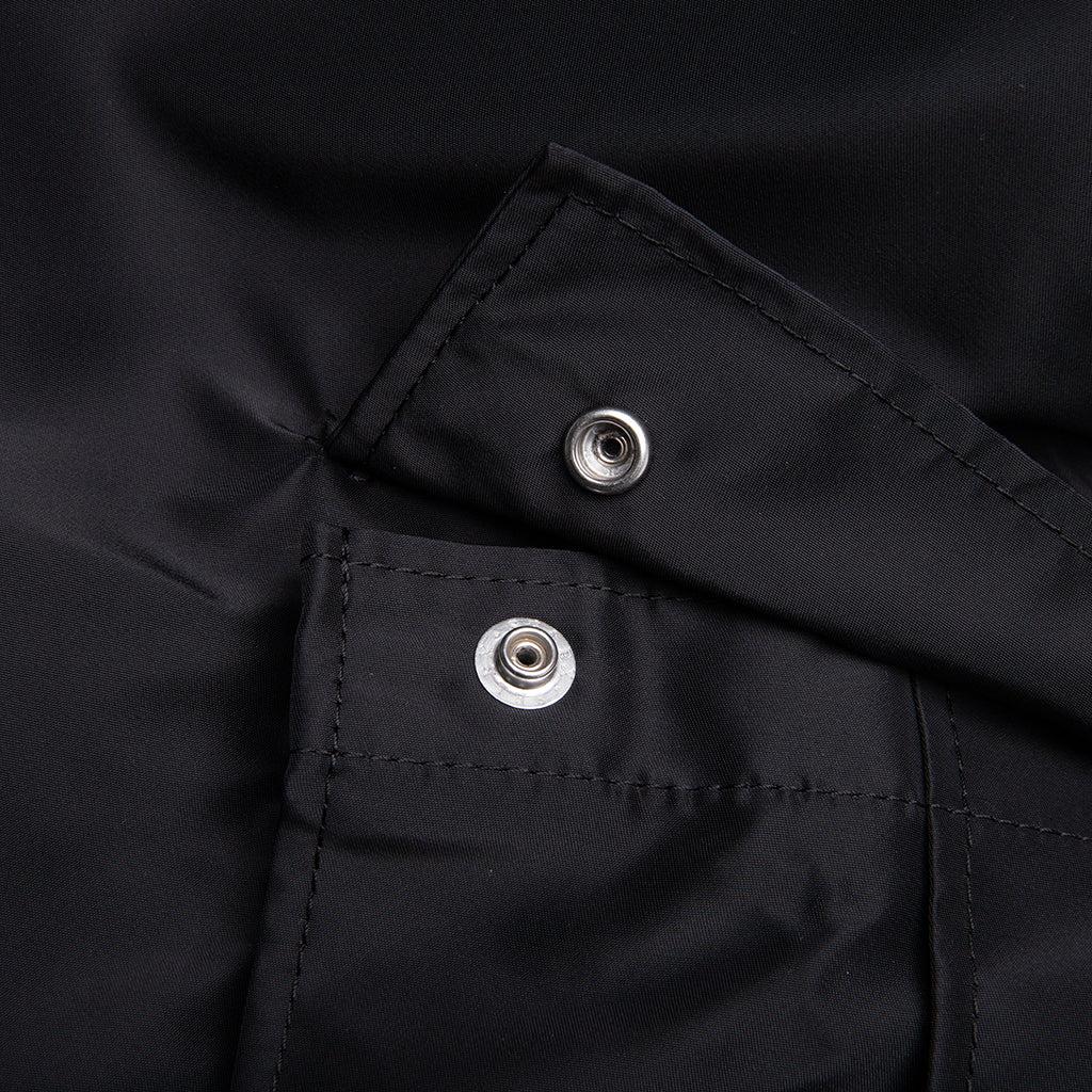 Belted Nylon Bermuda Cargo Shorts - Black Male Product Image