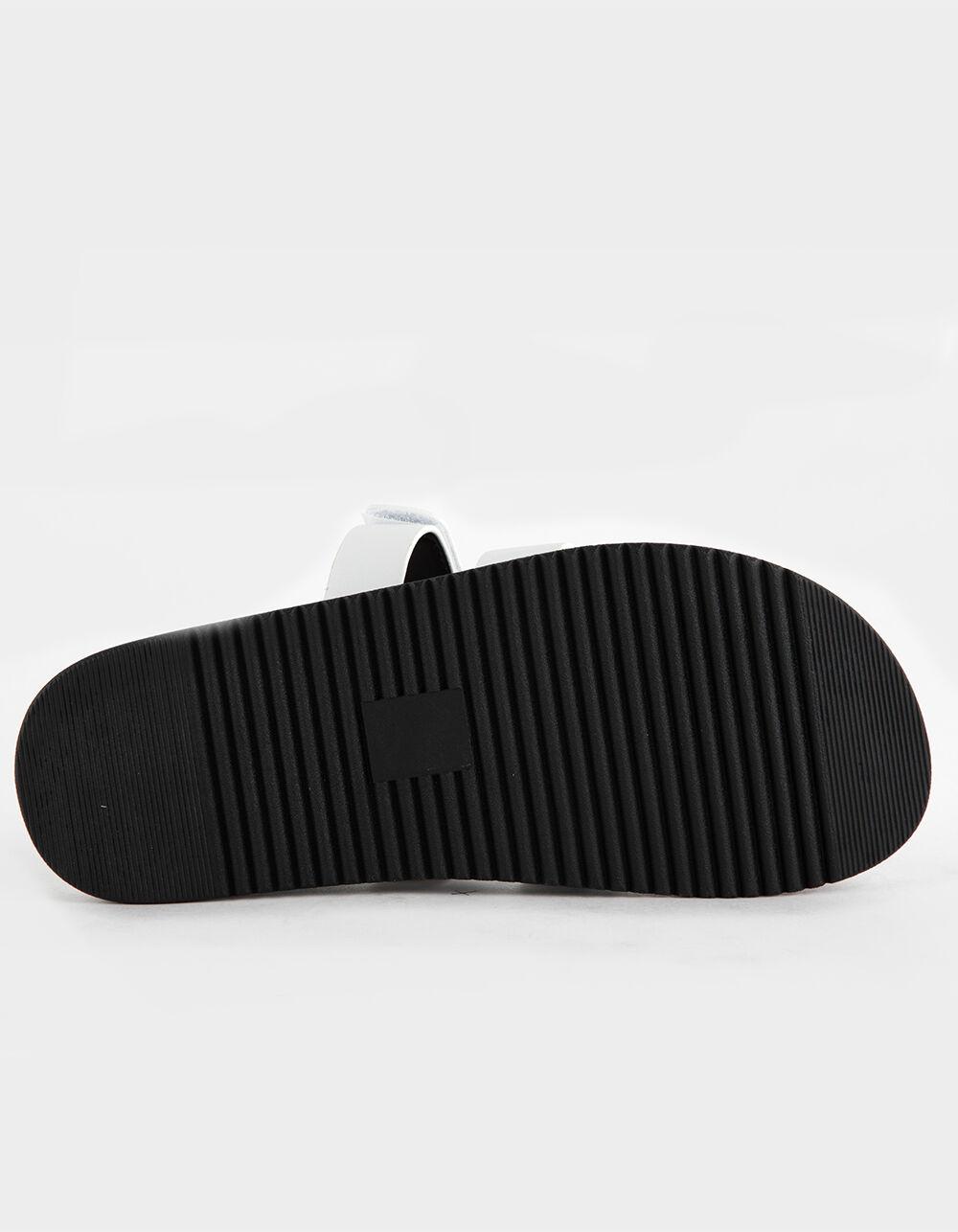 SODA Bianca Womens Slide Sandals - WHITE Product Image