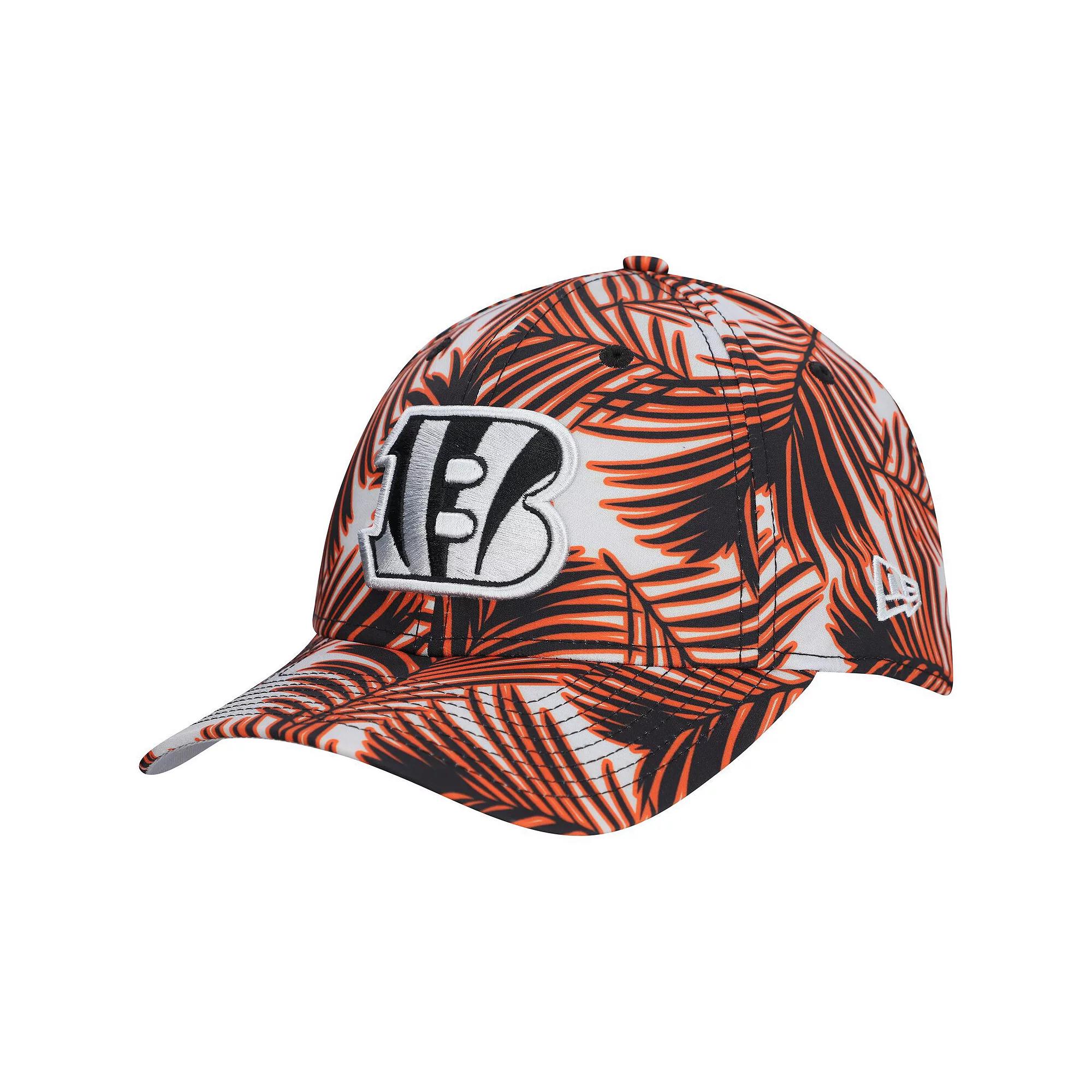 Men's New Era Gray Cincinnati Bengals Palms 39THIRTY Flex Hat,  Product Image