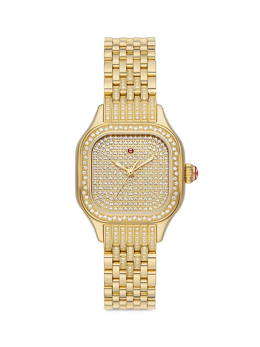 Womens Meggie 18KPlated & 2.8 TCW Diamond Bracelet Watch/29MM Product Image