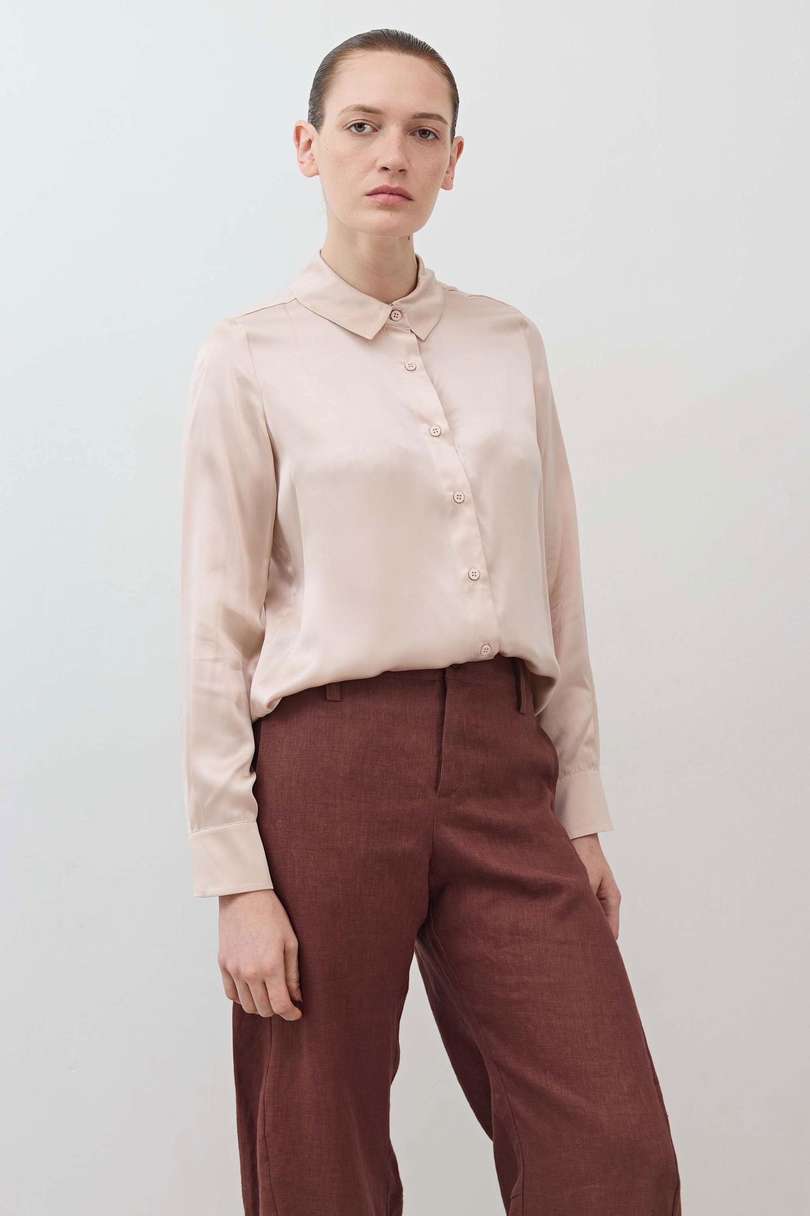 Washable Silk Button Down Top Product Image
