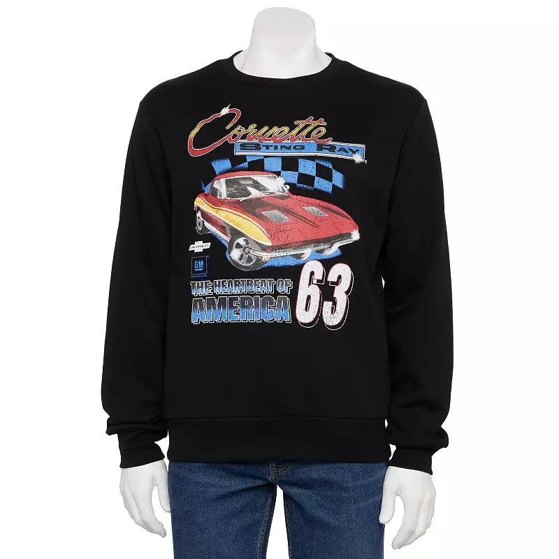 Men's Corvette Cruiser Graphic Fleece, Size: Large, Black Product Image