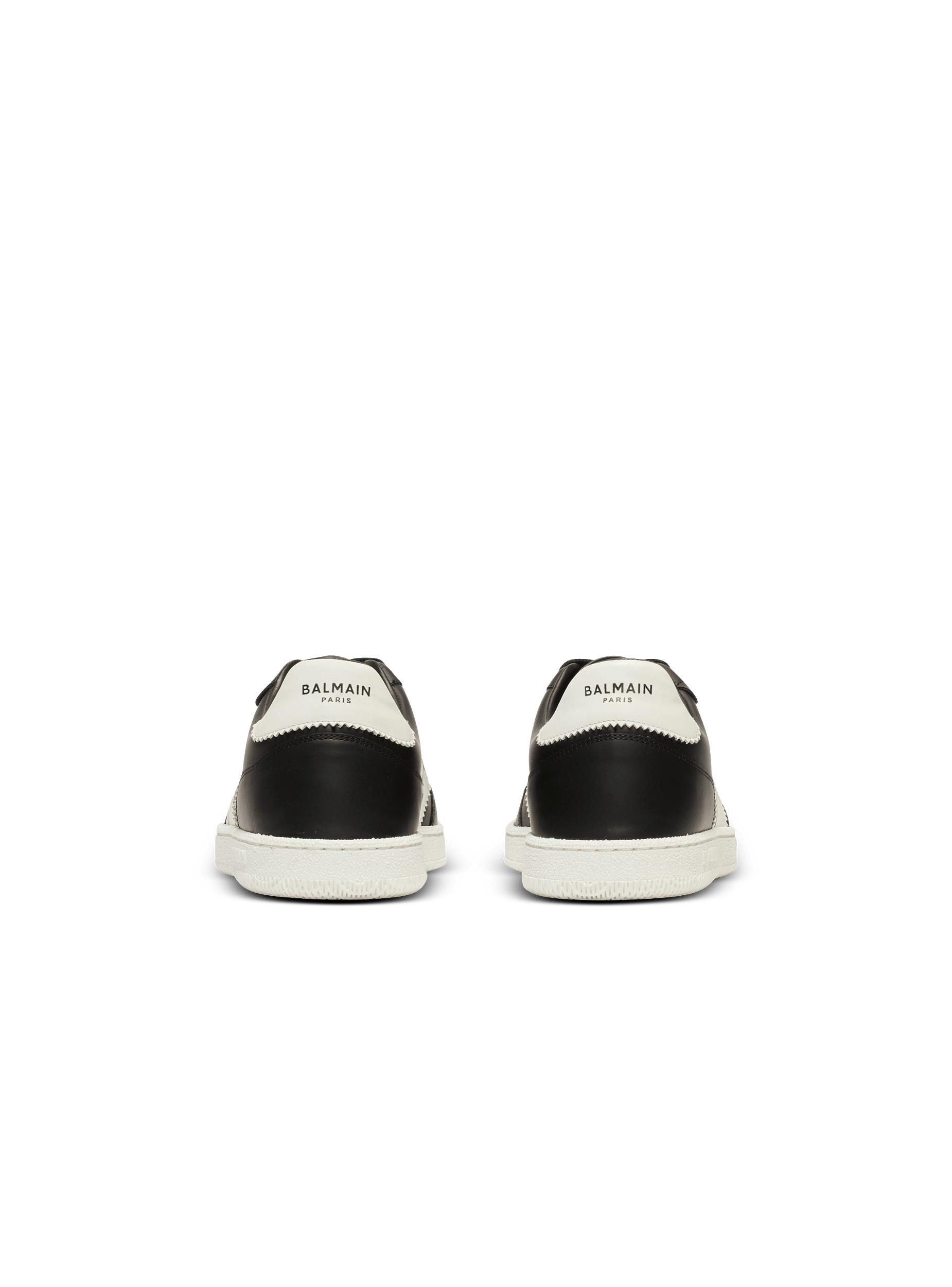 Calfskin Balmain Swan trainers Product Image