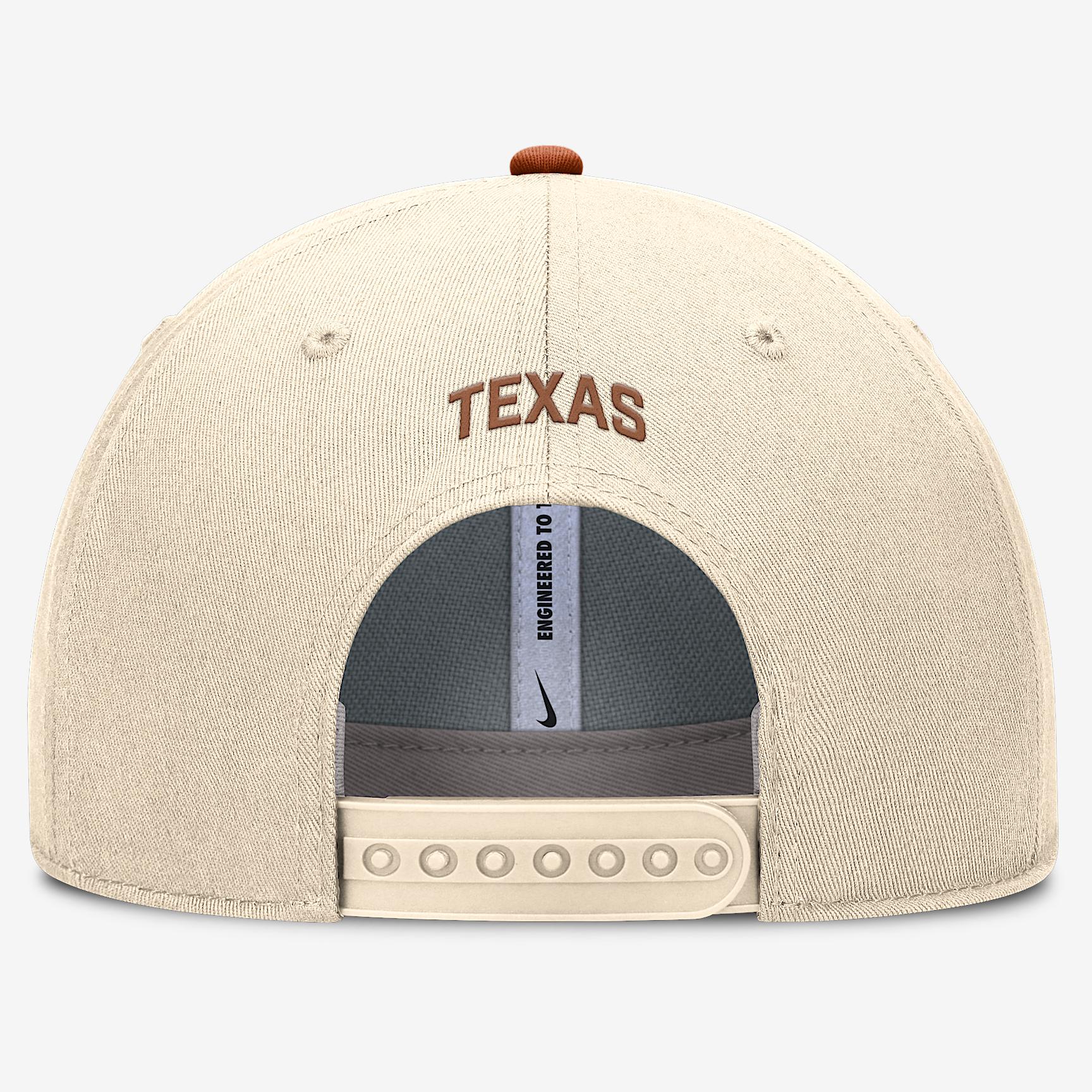 Texas Primetime Rise Men's Nike Dri-FIT College Trucker Adjustable Hat Product Image