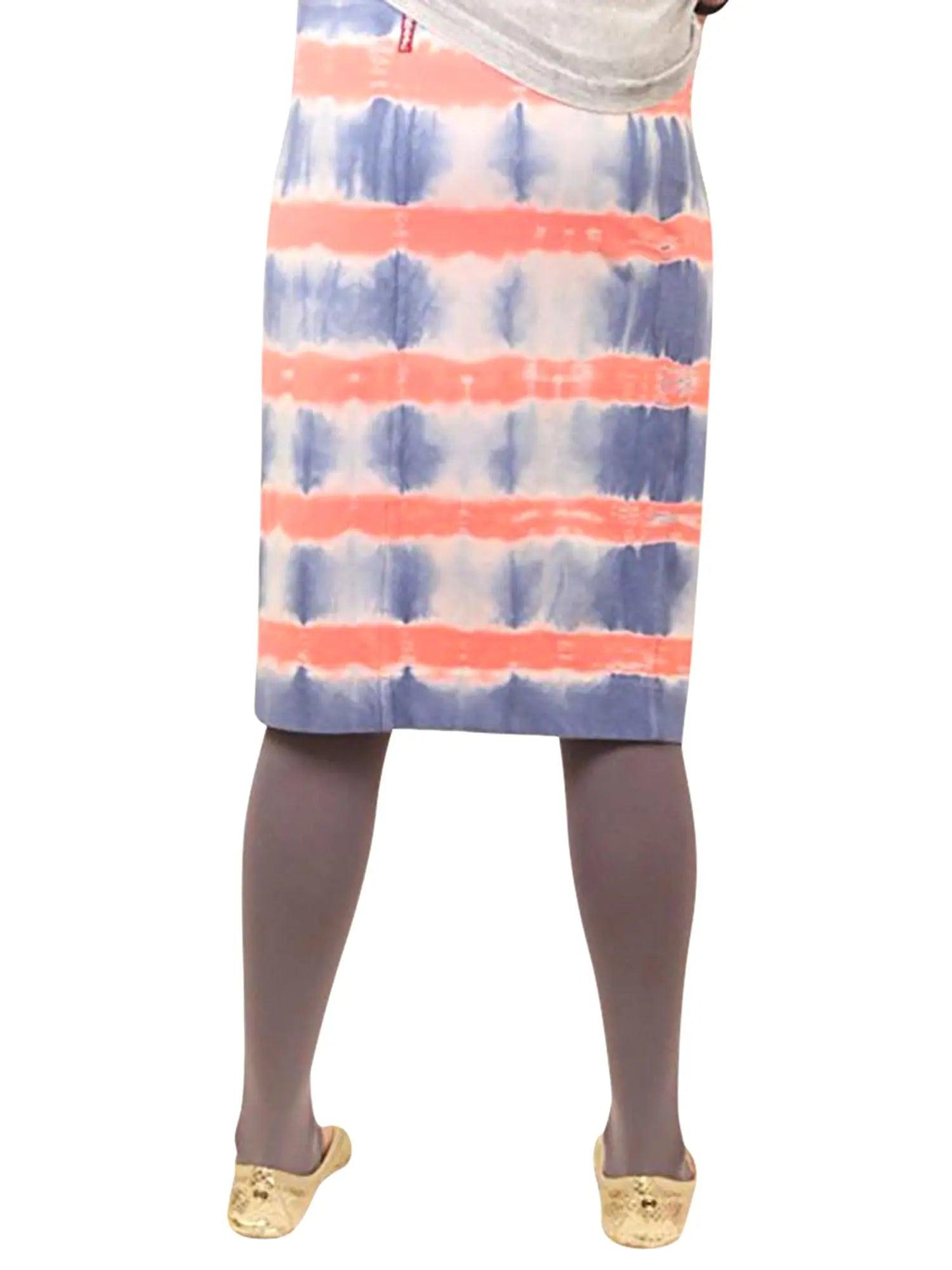 Hard Tail Wide Cut Cotton Pencil Skirt W-525 Product Image