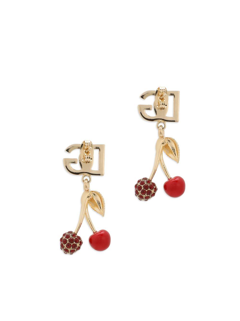 logo-lettering drop earrings  Product Image