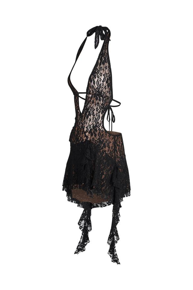 IRISIA LACE DRESS - BLACK Product Image