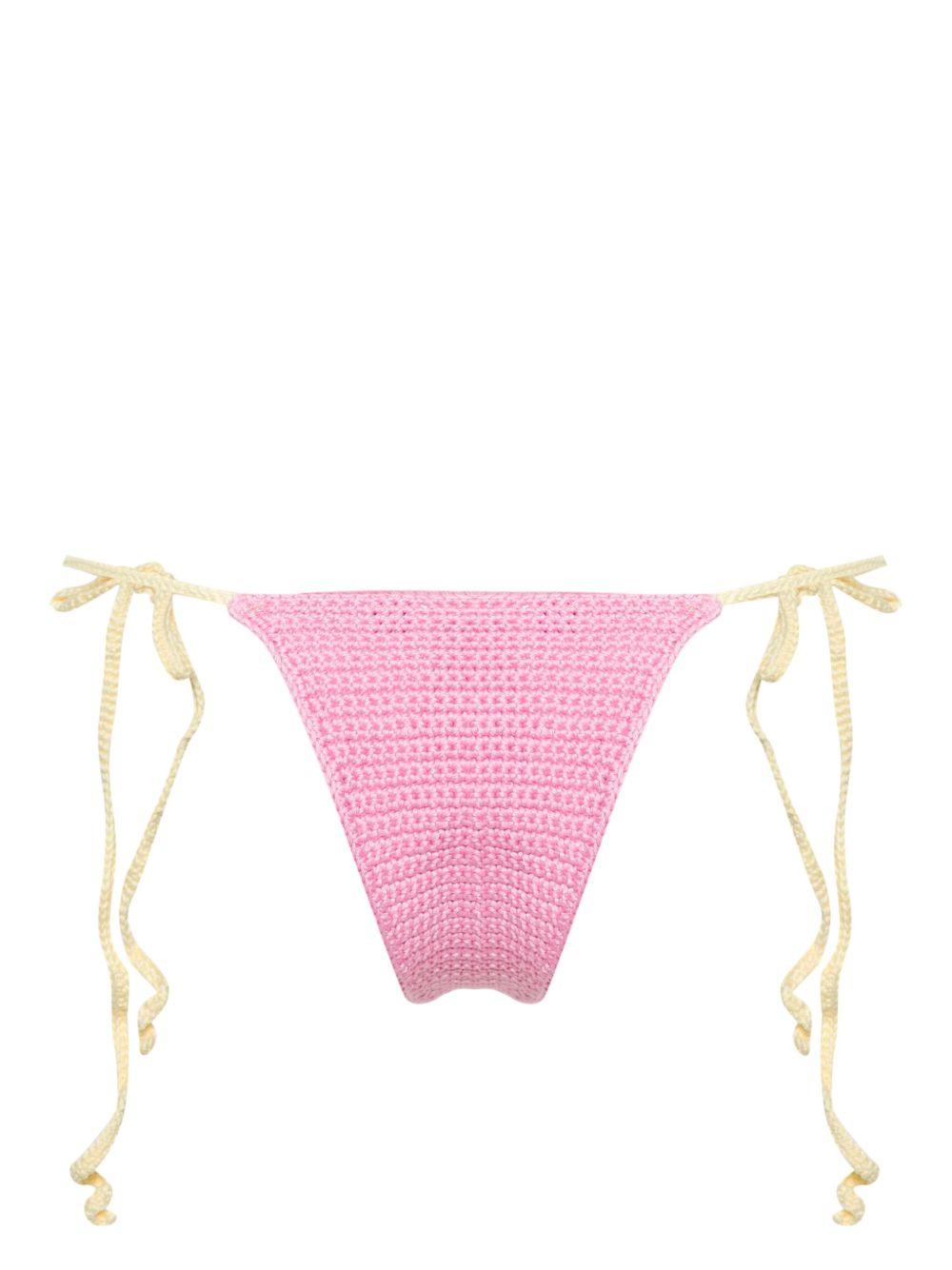 Heart crochet-knit bikini bottoms Product Image