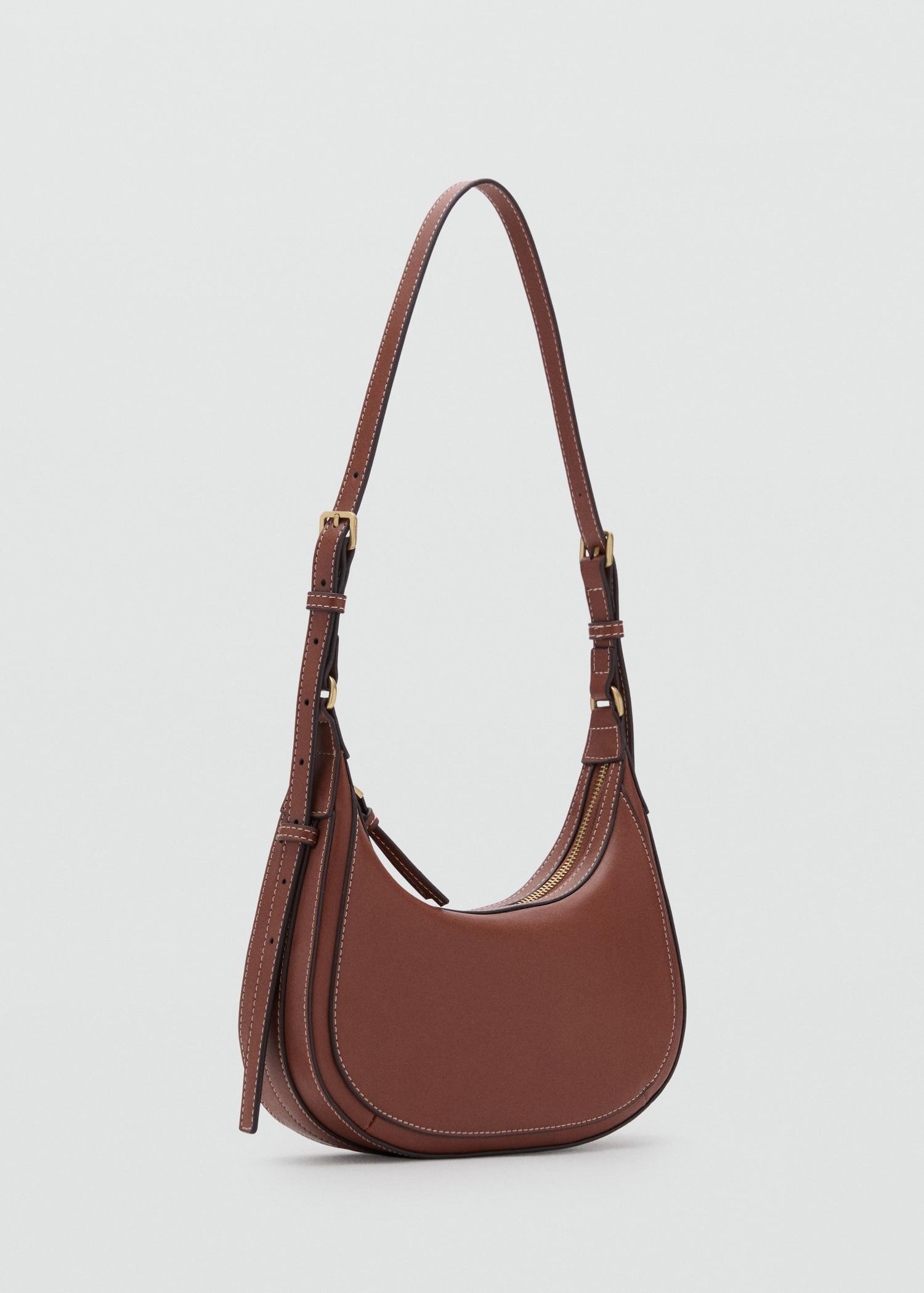 Oval shoulder bag - Women | MANGO USA Product Image
