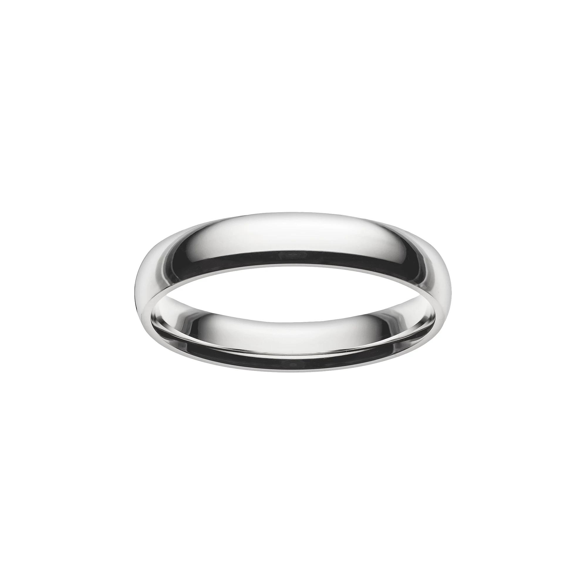 AXL Stainless Steel Men's Wedding Band, Size: 4.50, Silver Product Image