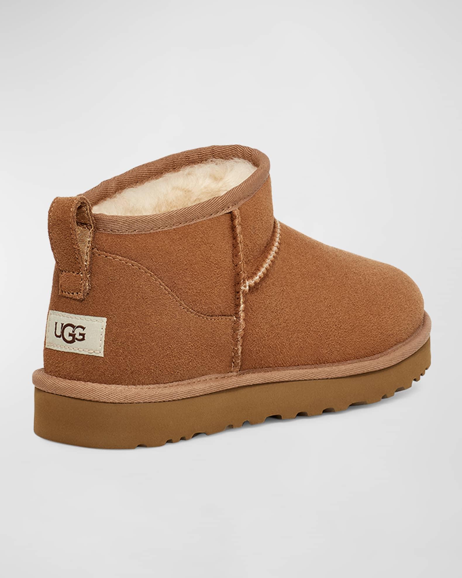 Men's Classic Ultra Mini Leather Ankle Boots Product Image