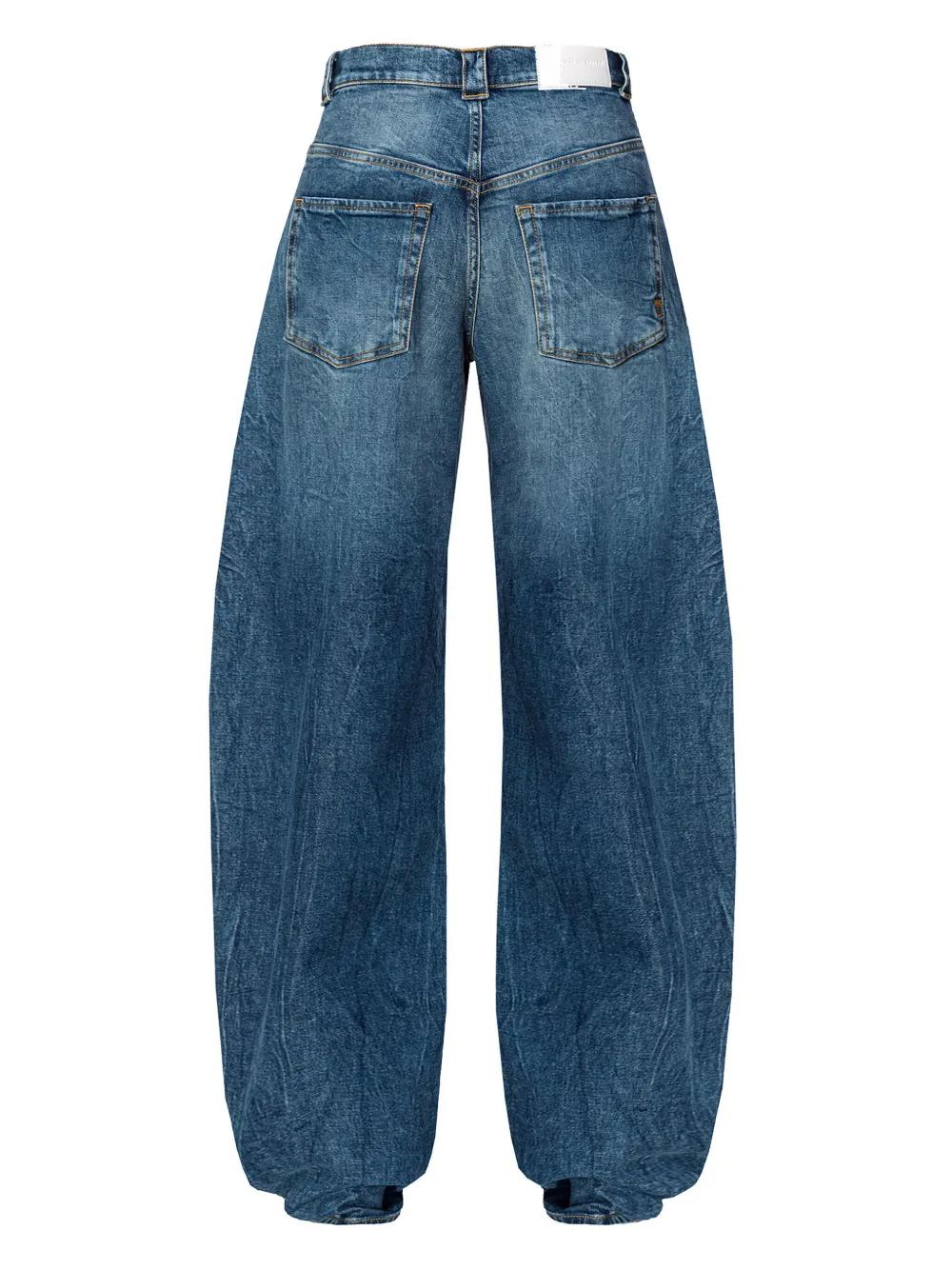 mid-rise tapered jeans Product Image
