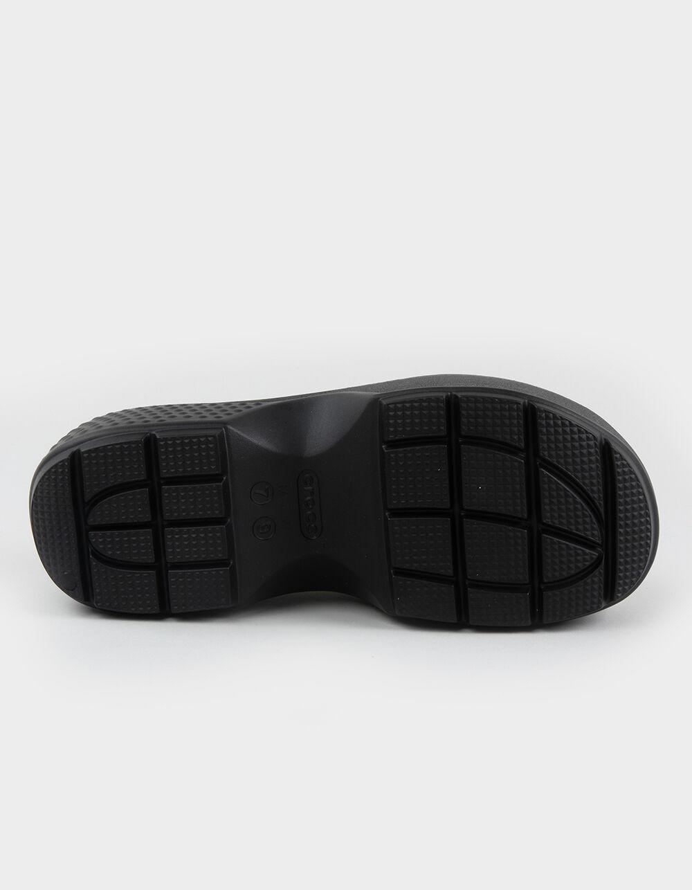 CROCS Stomp Womens Loafers - BLACK Product Image