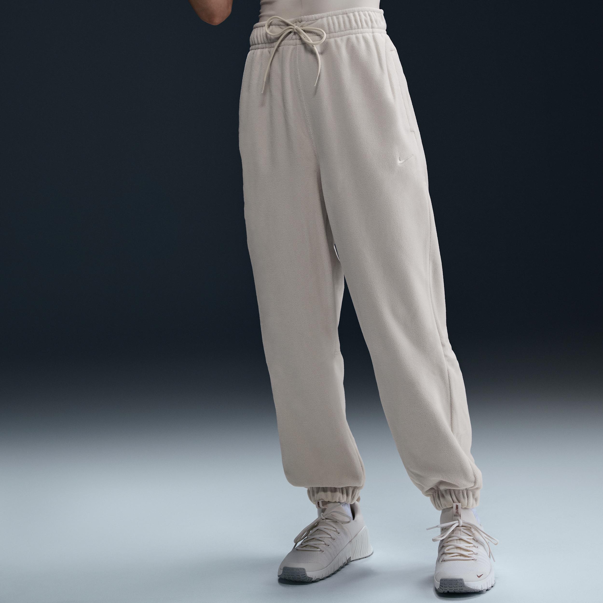 Nike Womens Therma-FIT One Loose Fleece Pants | FB5578-104 Product Image