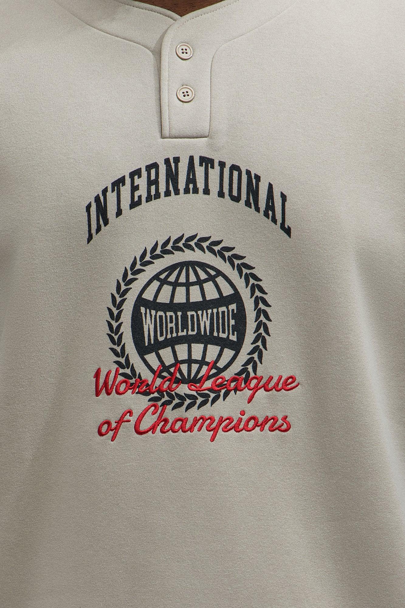 International Champ Short Sleeve Henley - Sand Product Image