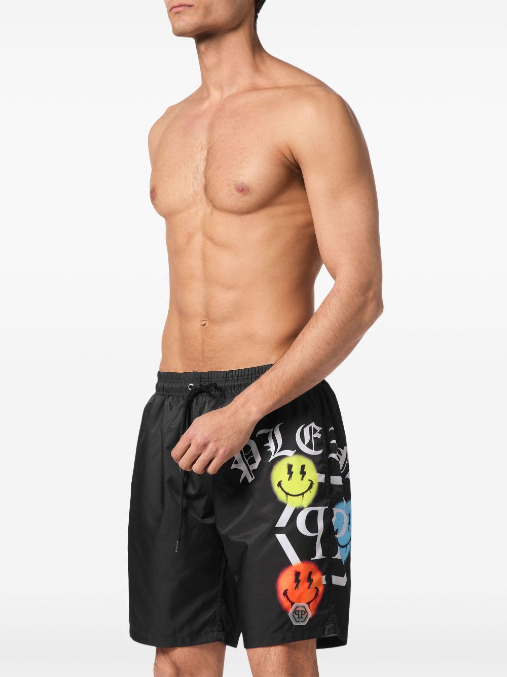 logo-print swim shorts Product Image