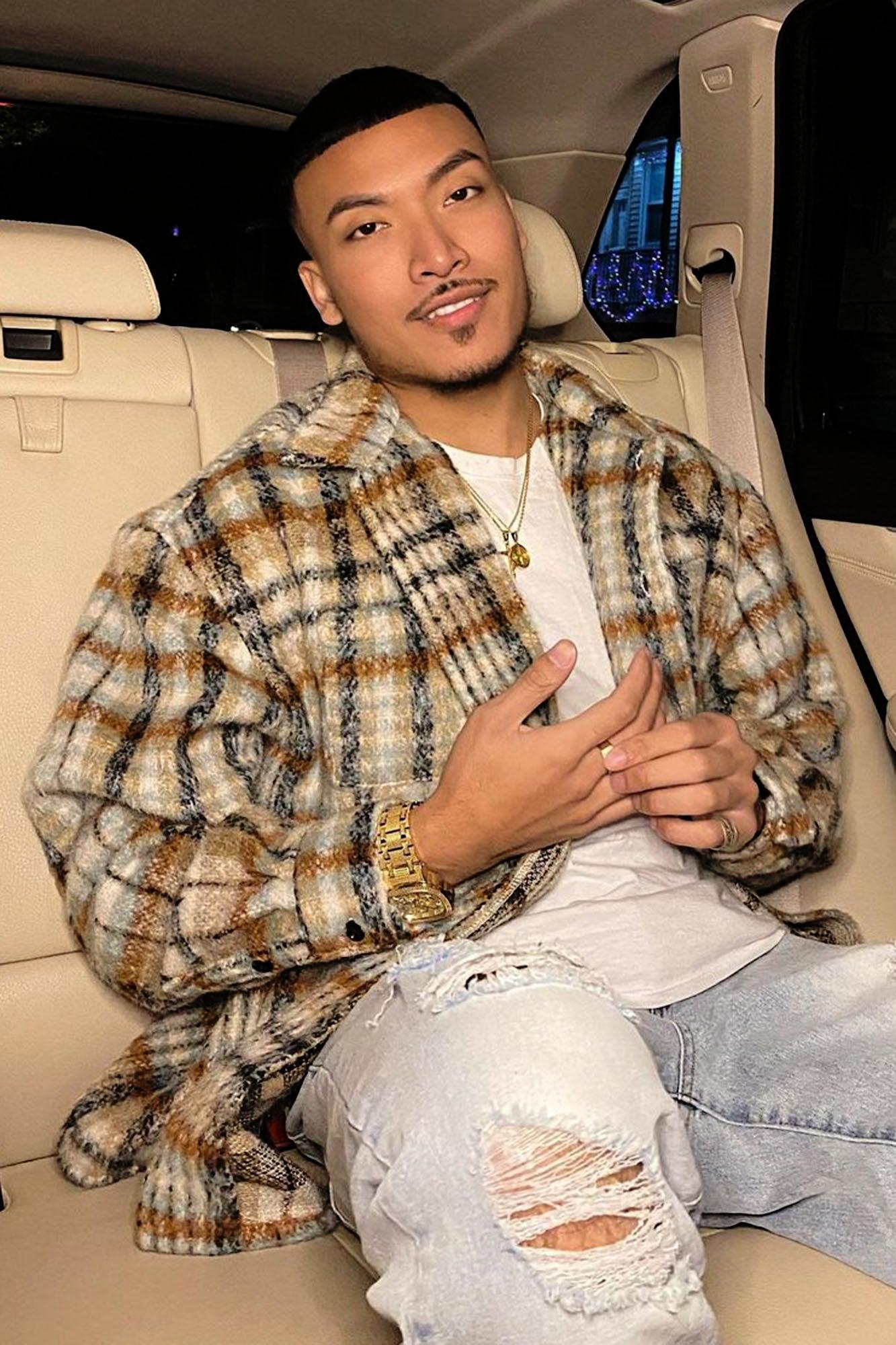 Move Up Plaid Shacket - Tan/Multi Product Image